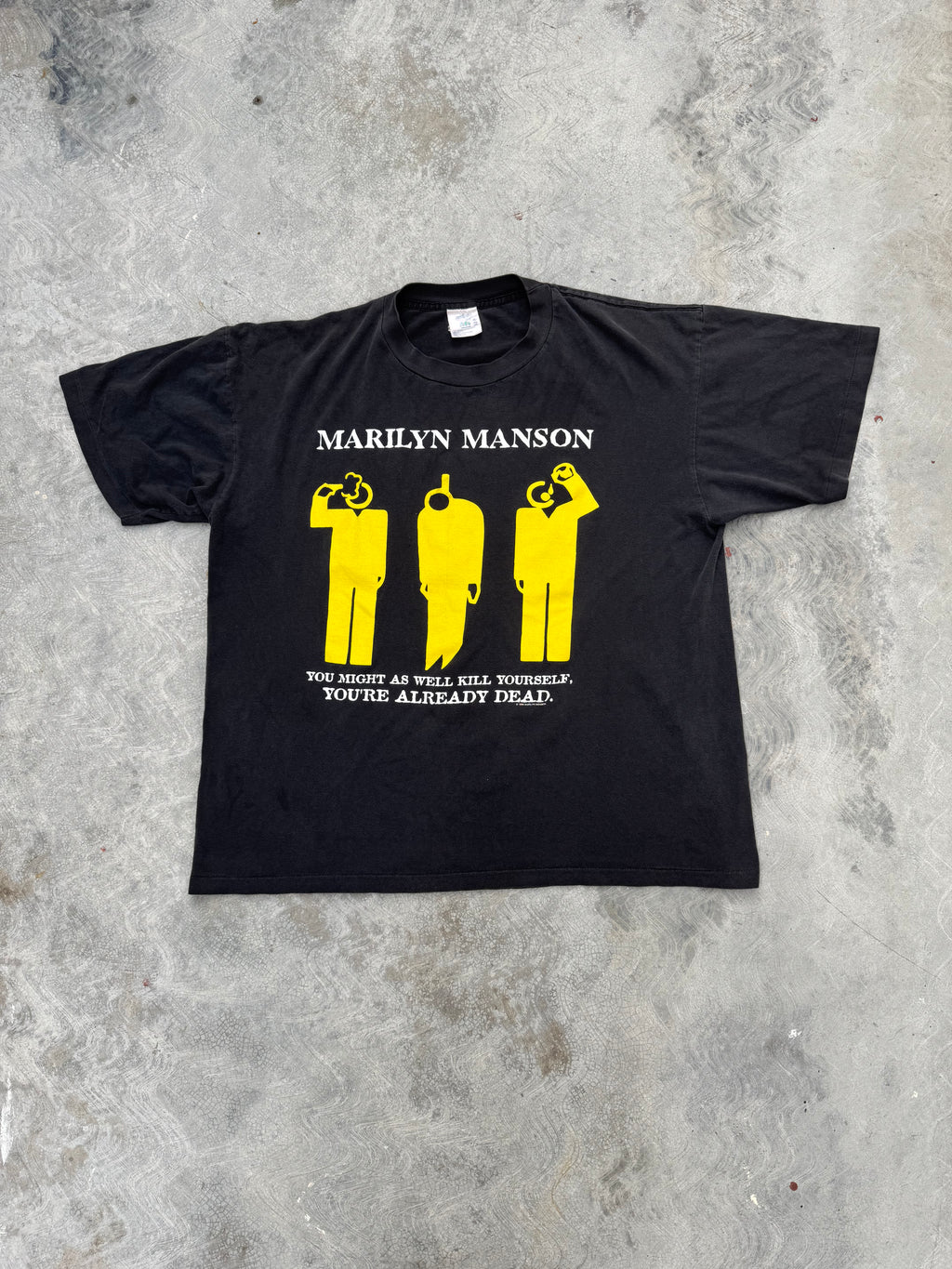 1996 Marilyn Manson You're Already Dead T Shirt