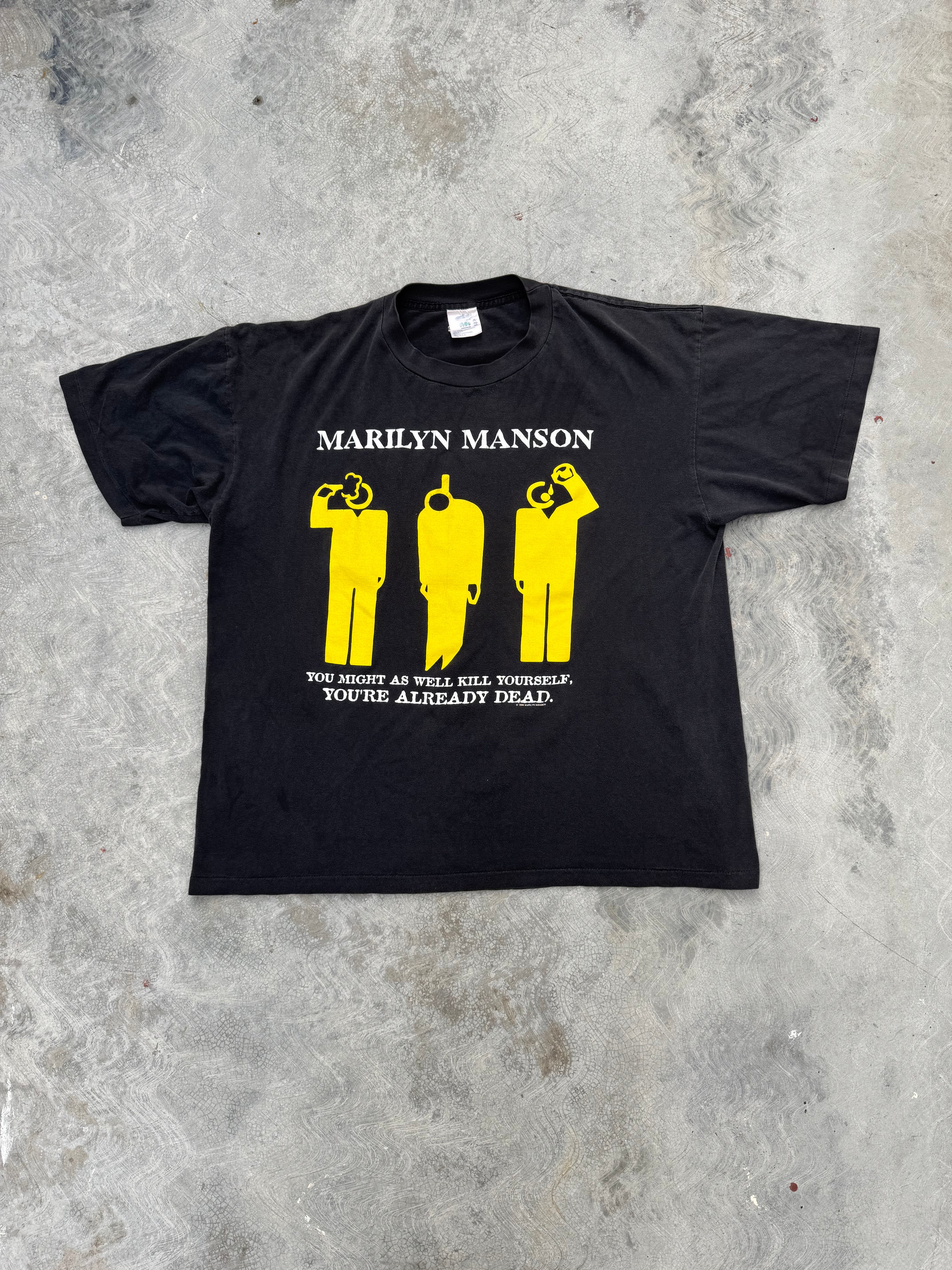 1996 Marilyn Manson You're Already Dead T Shirt