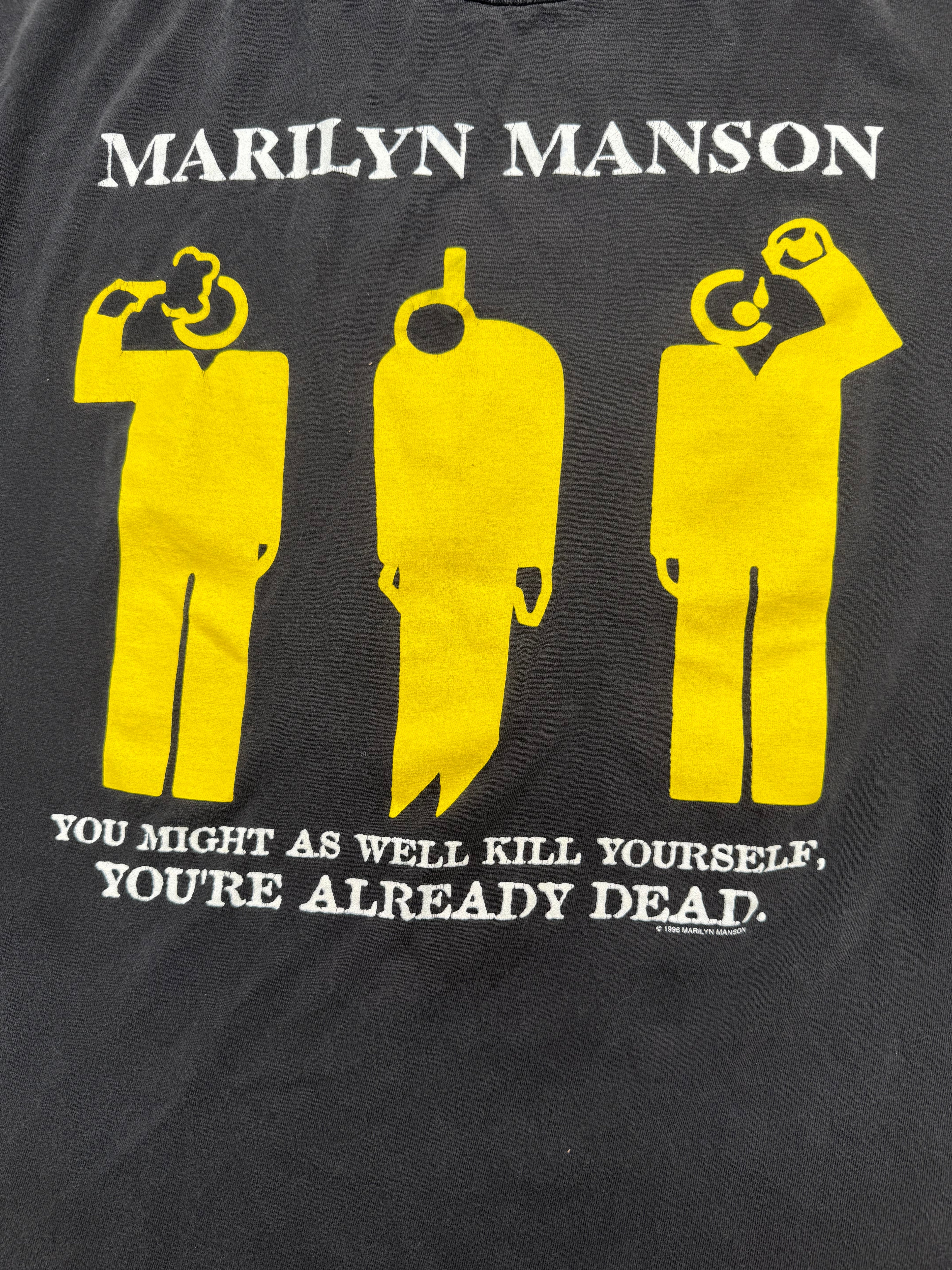 1996 Marilyn Manson You're Already Dead T Shirt