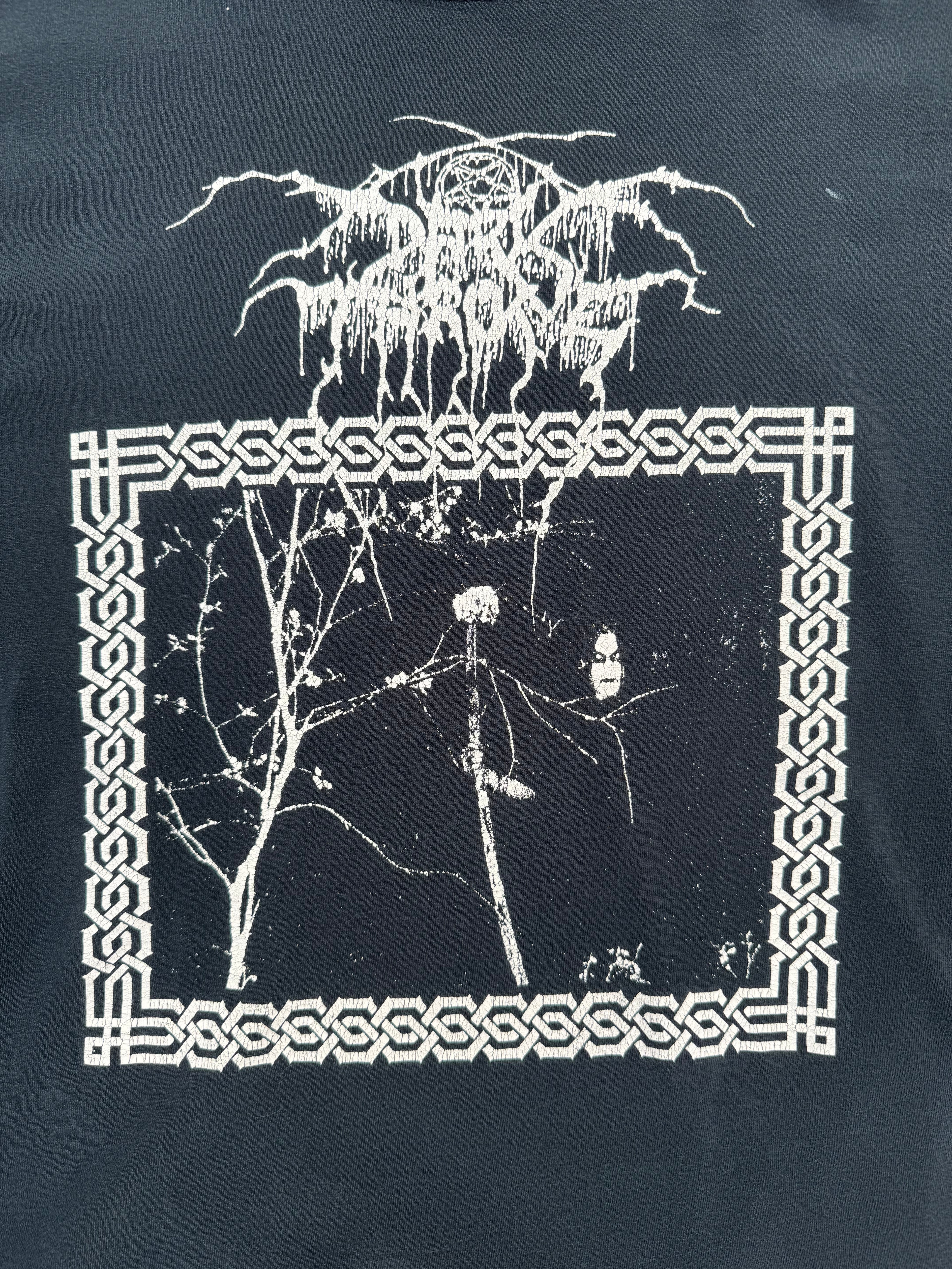 2000s Darkthrone Under A Funeral Moon T Shirt
