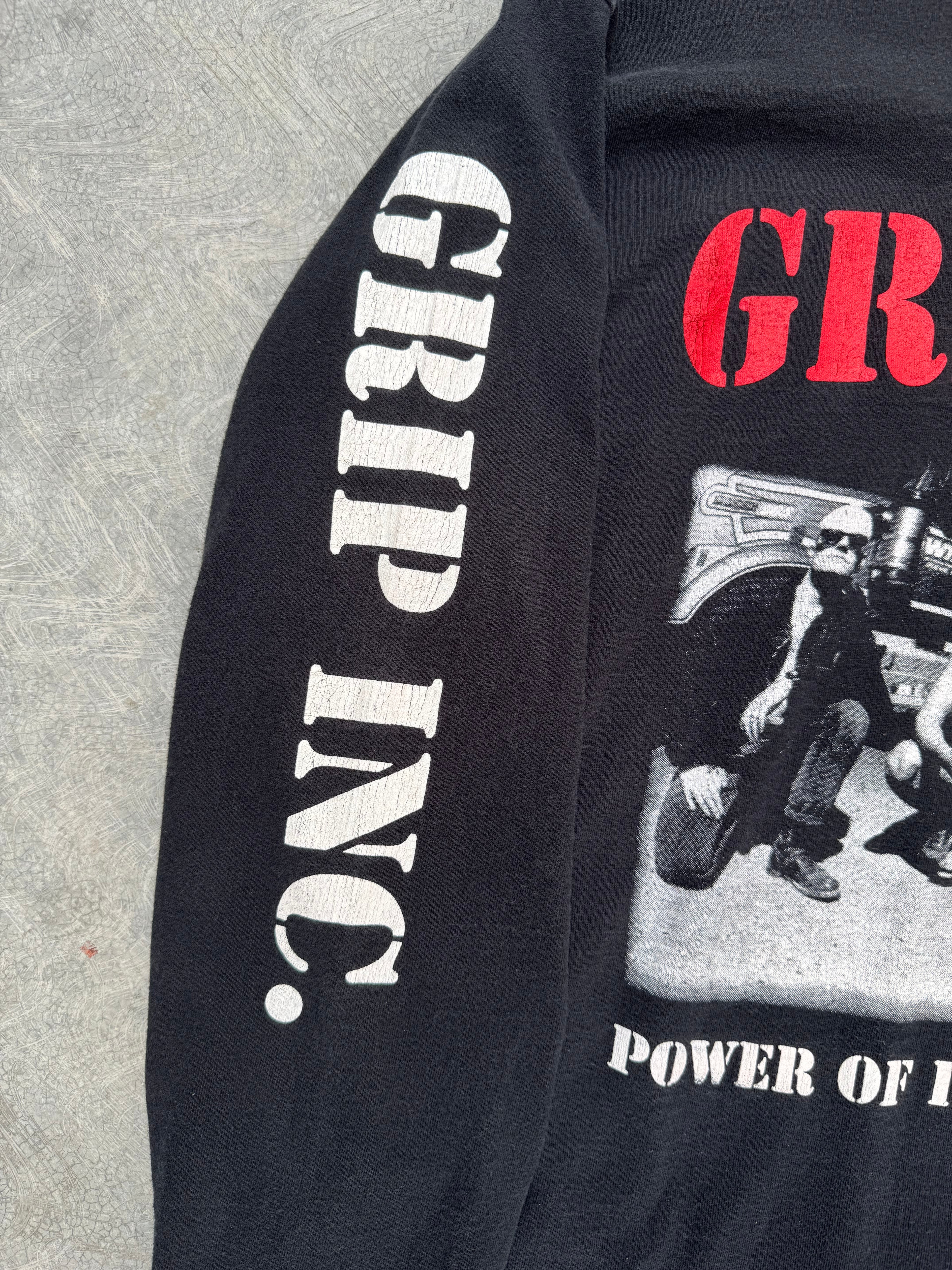 1995 Grip Inc. Longs Sleeve Tour T Shirt