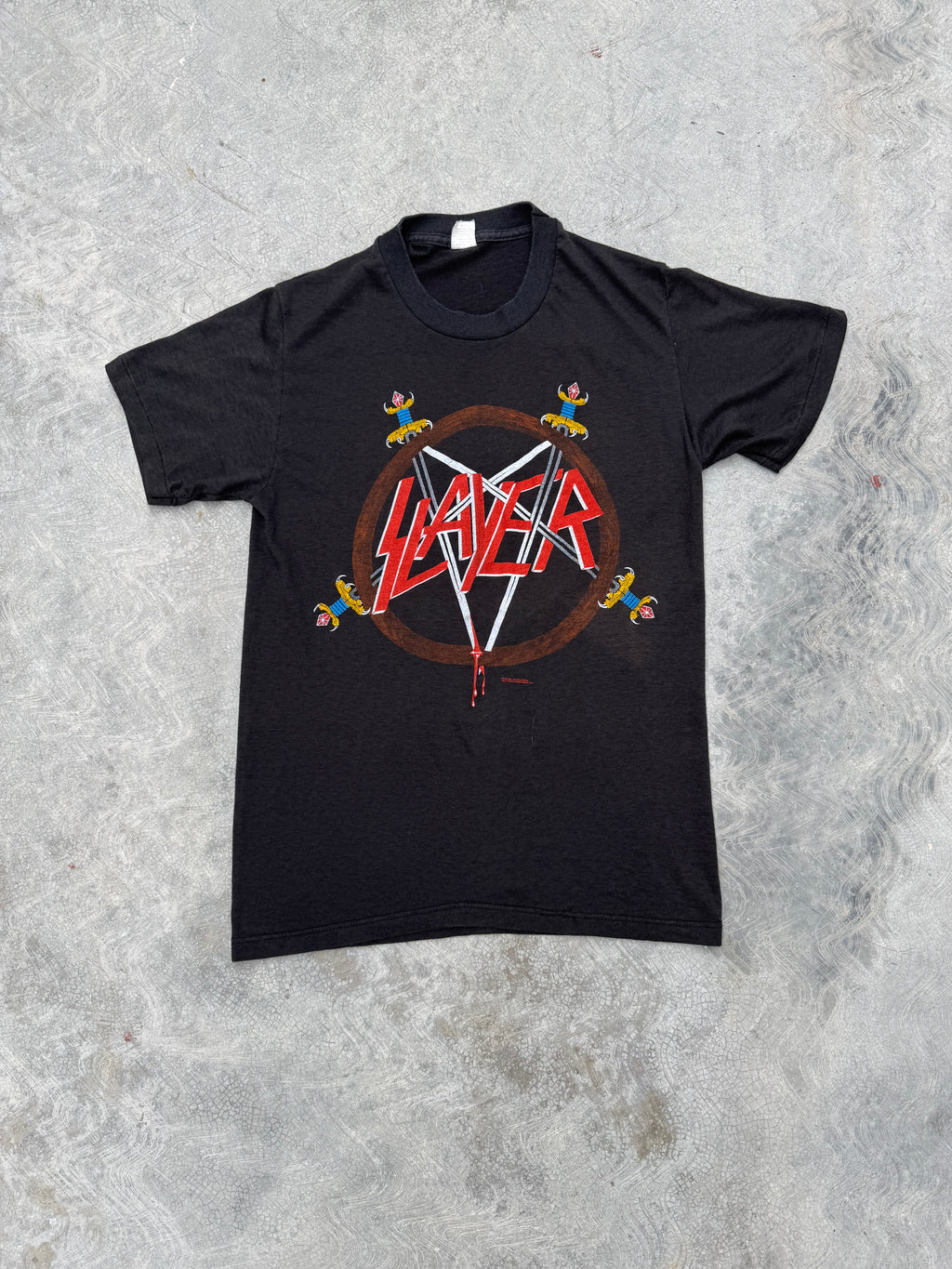 1986-87 Slayer Tour T Shirt
