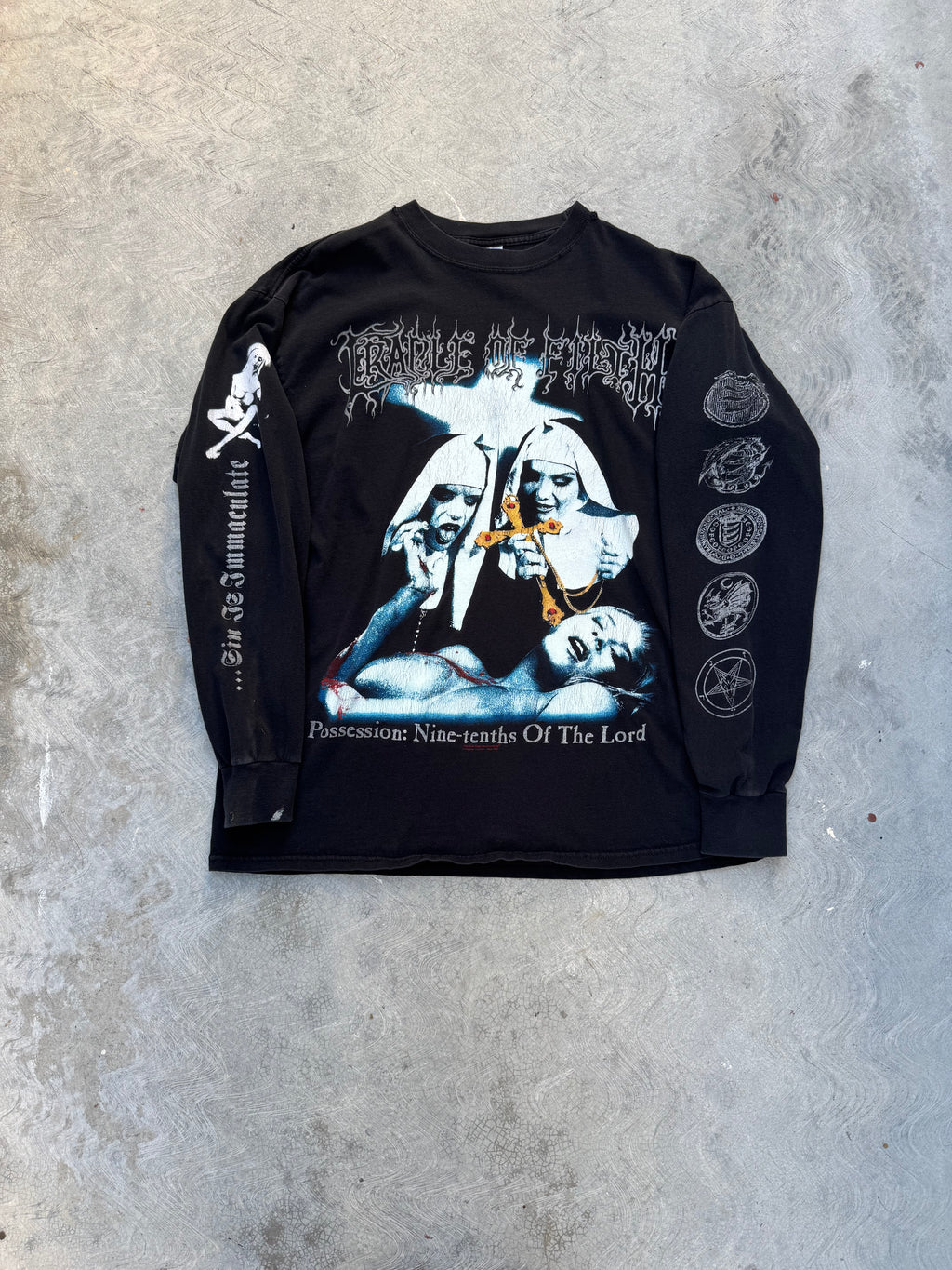 1998 Cradle Of Filth Decadence Is A Virtue T Shirt