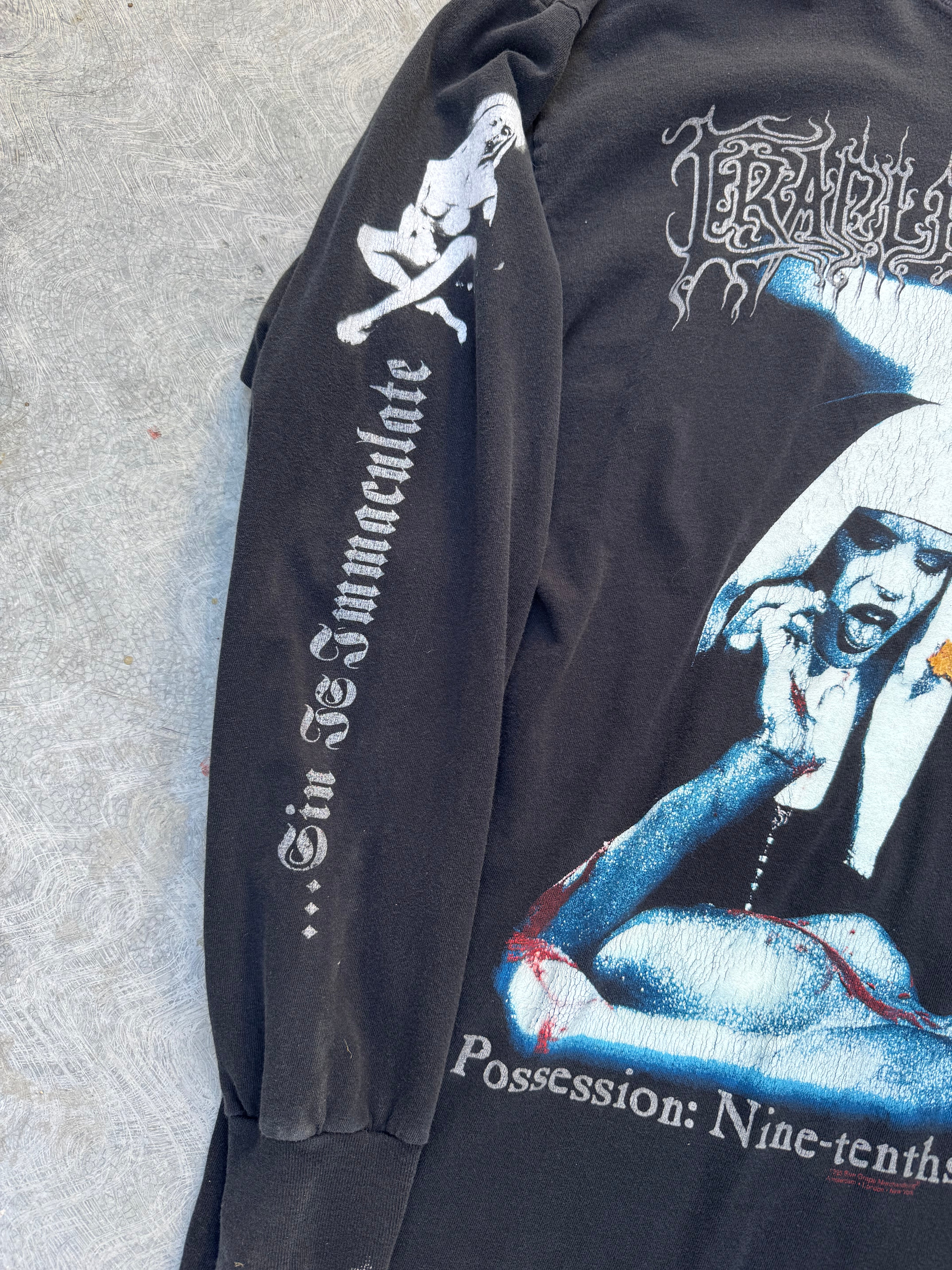 1998 Cradle Of Filth Decadence Is A Virtue T Shirt