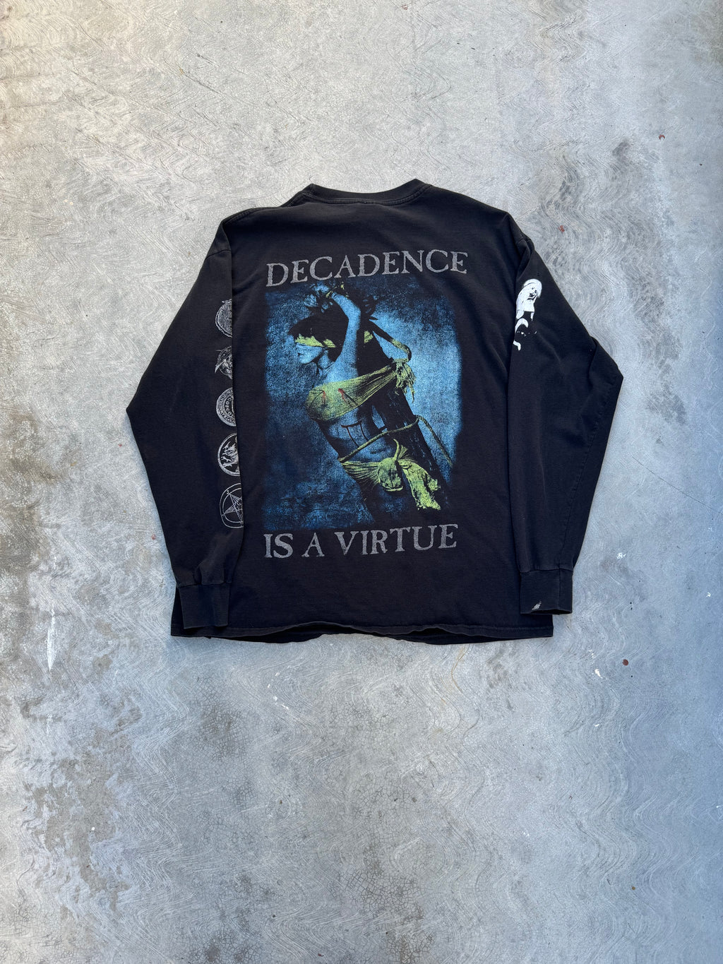 1998 Cradle Of Filth Decadence Is A Virtue T Shirt