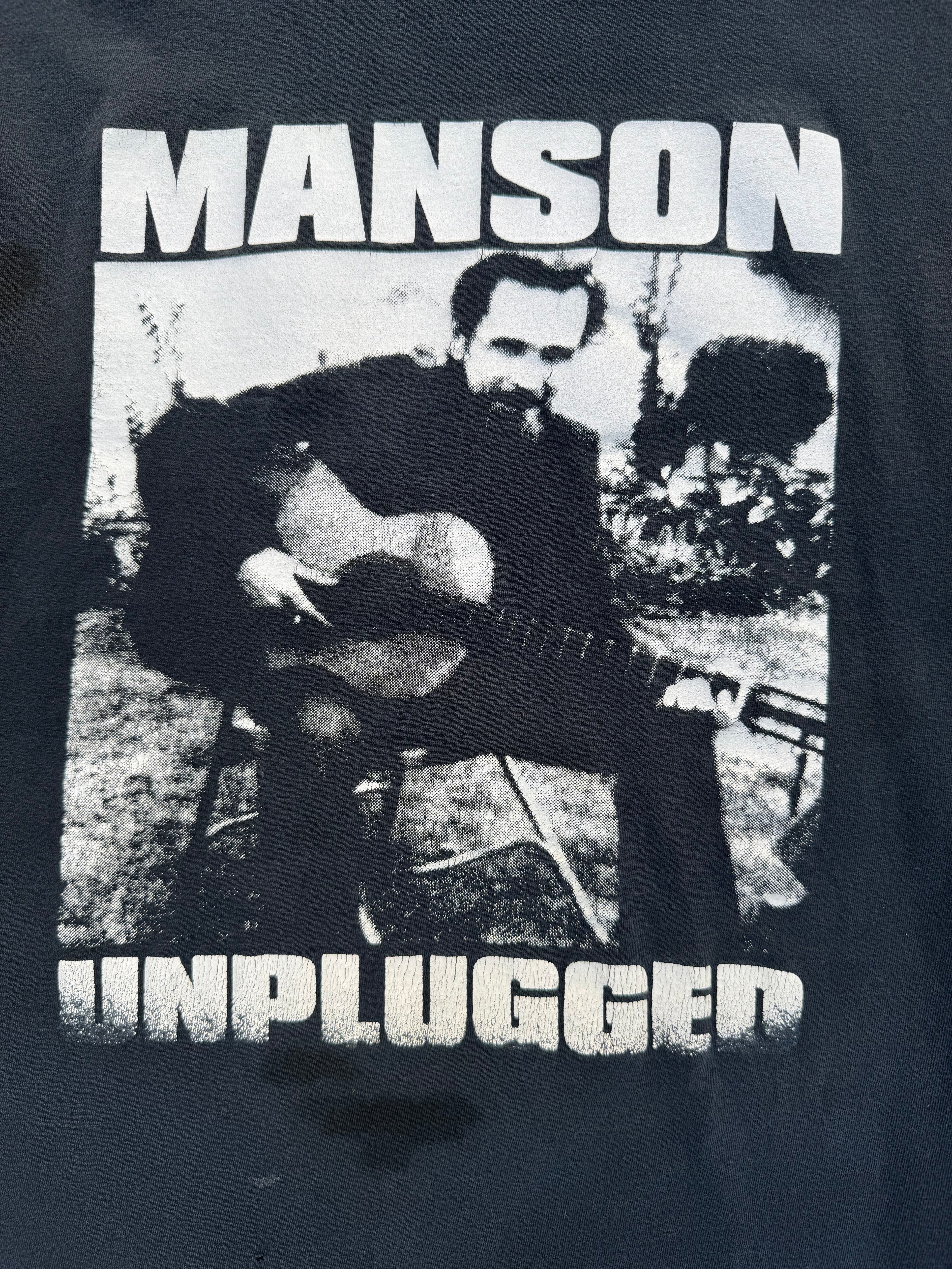 2000s Manson Unplugged Cut Off Shirt