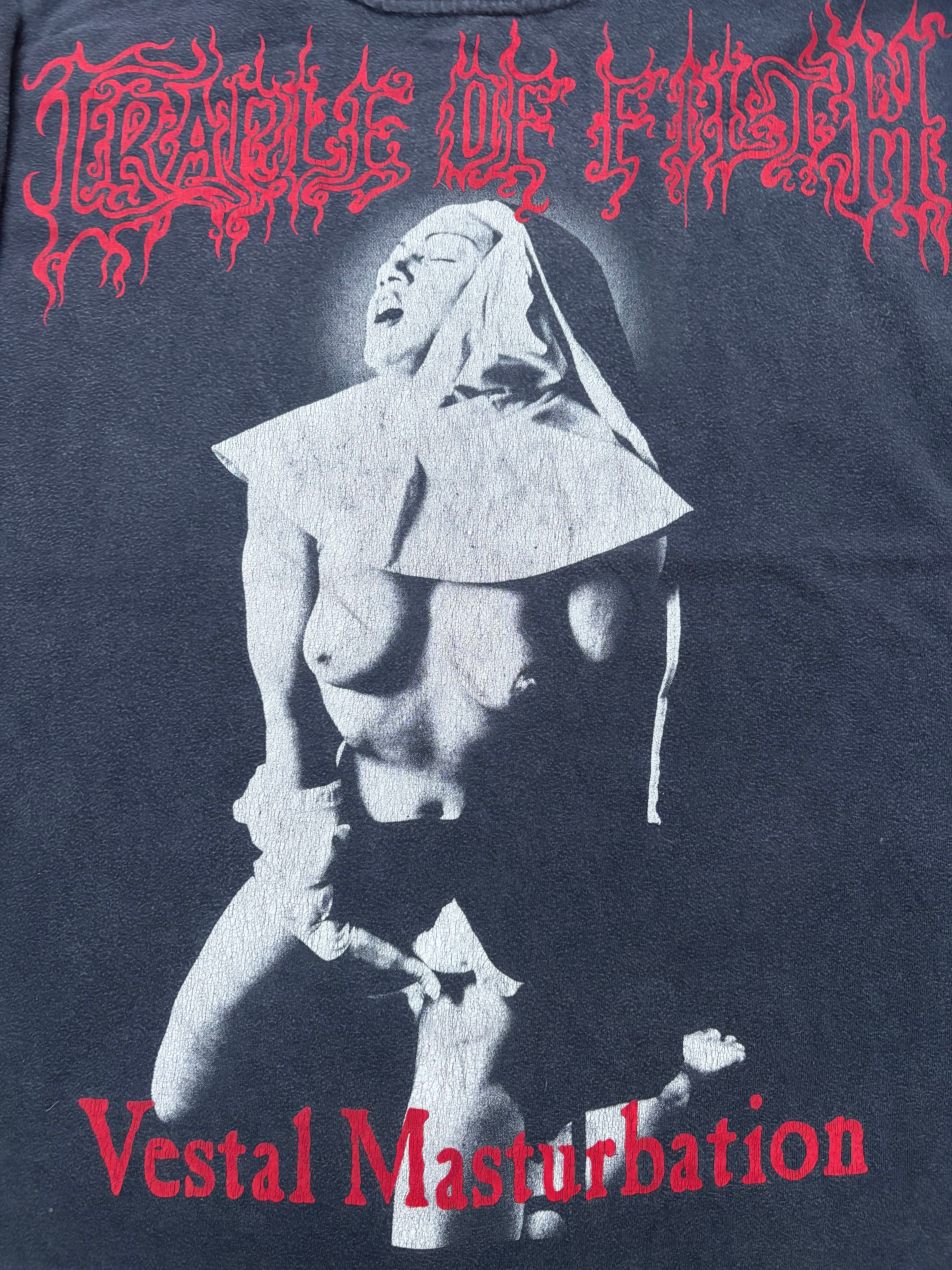 1995 Cradle of Filth Vestlal Masterbation Long Sleeve Shirt