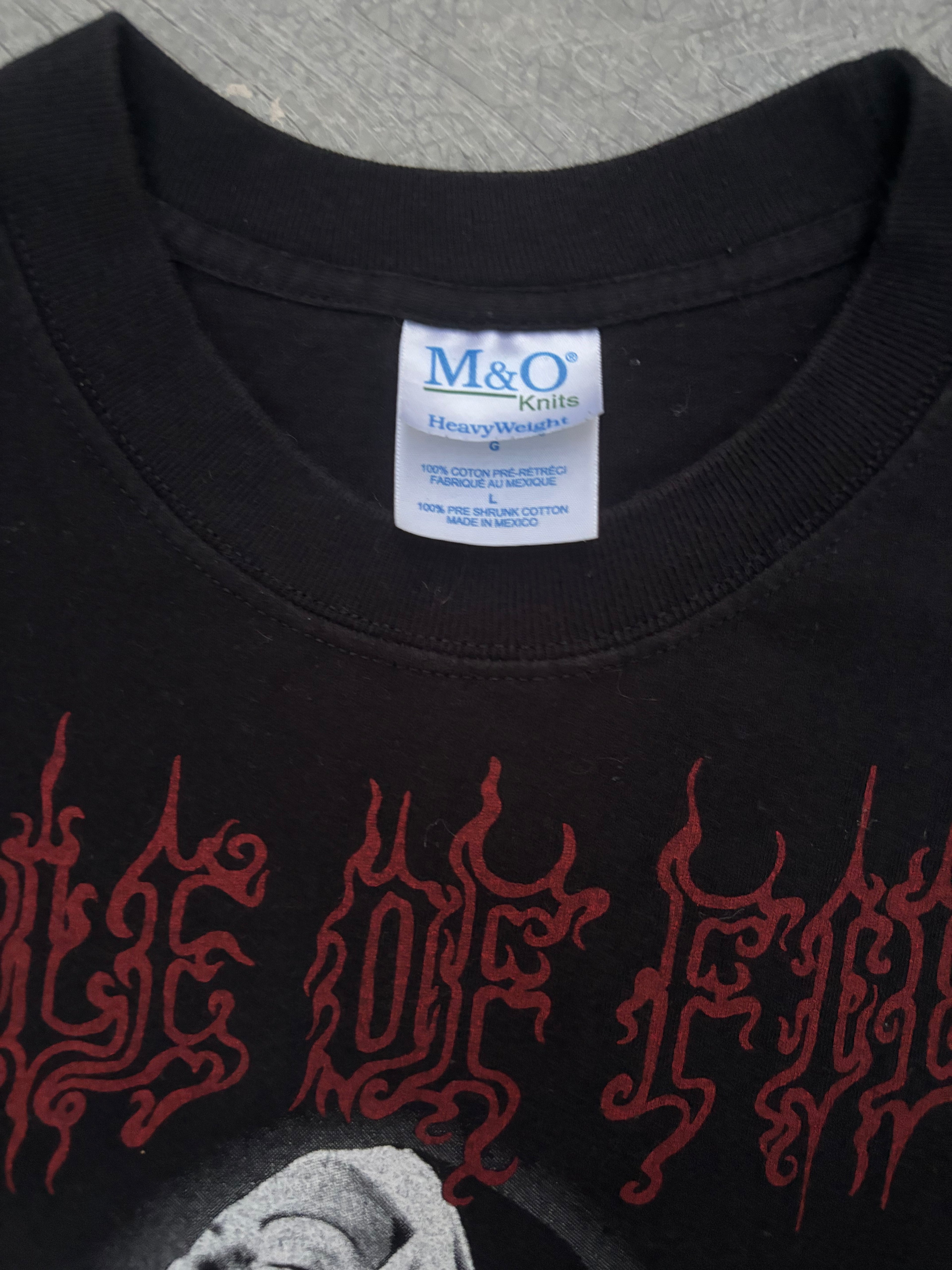 2000s Cradle of Filth Vestal Masterbation T Shirt