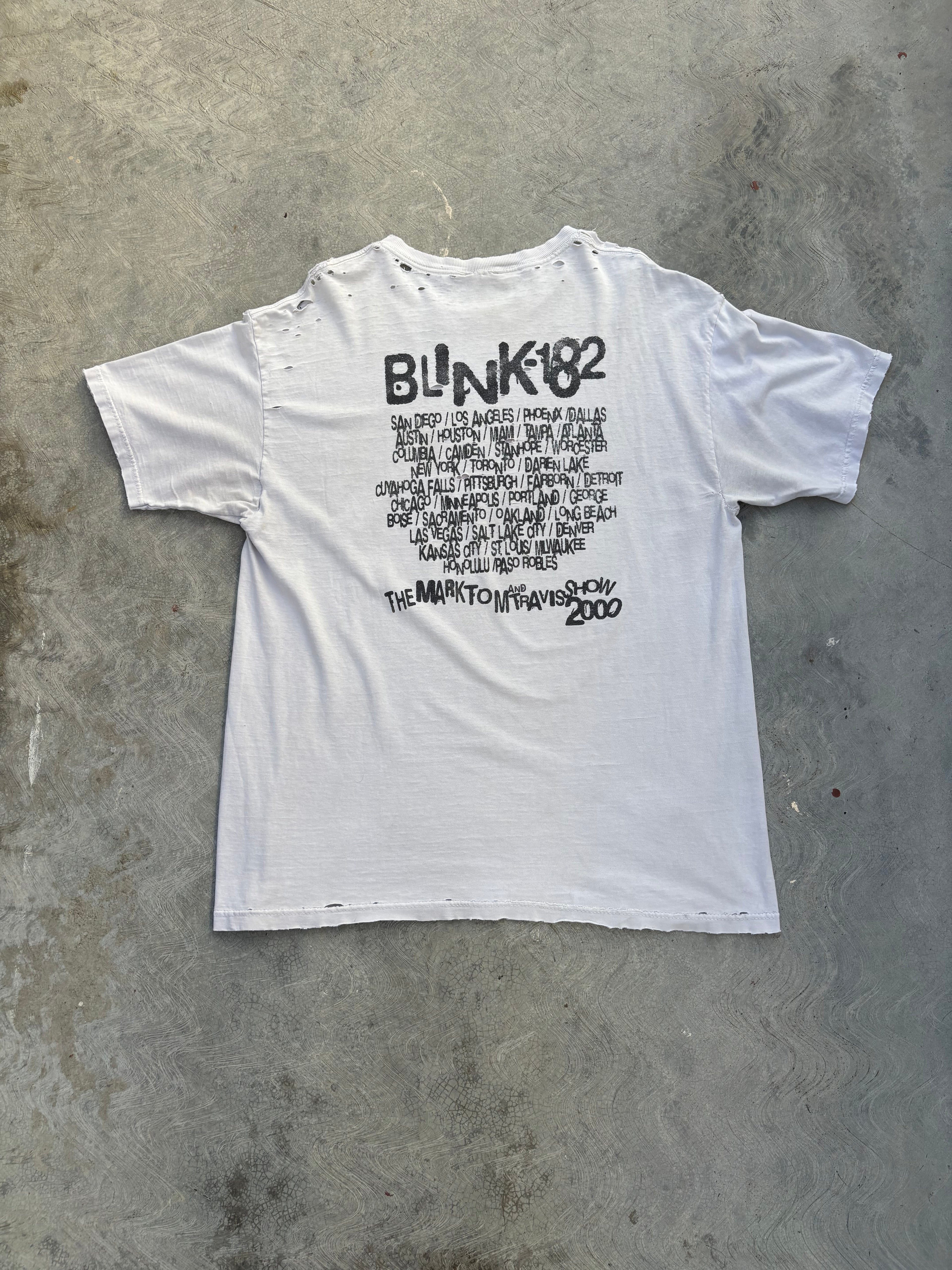 2000 Blink 182 Tour T shirt