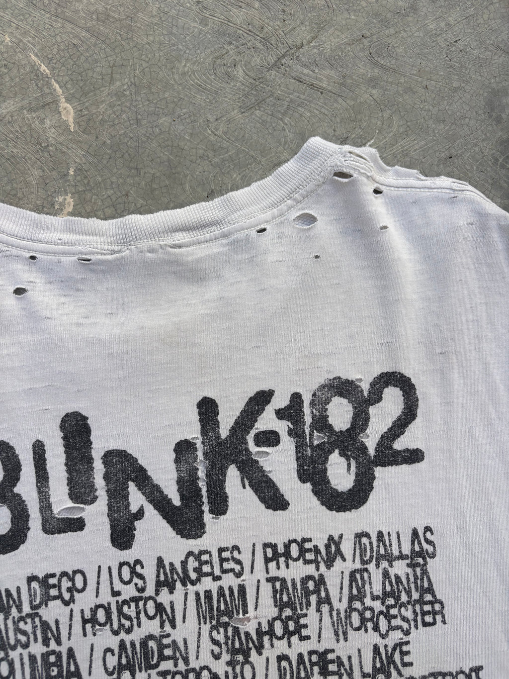 2000 Blink 182 Tour T shirt