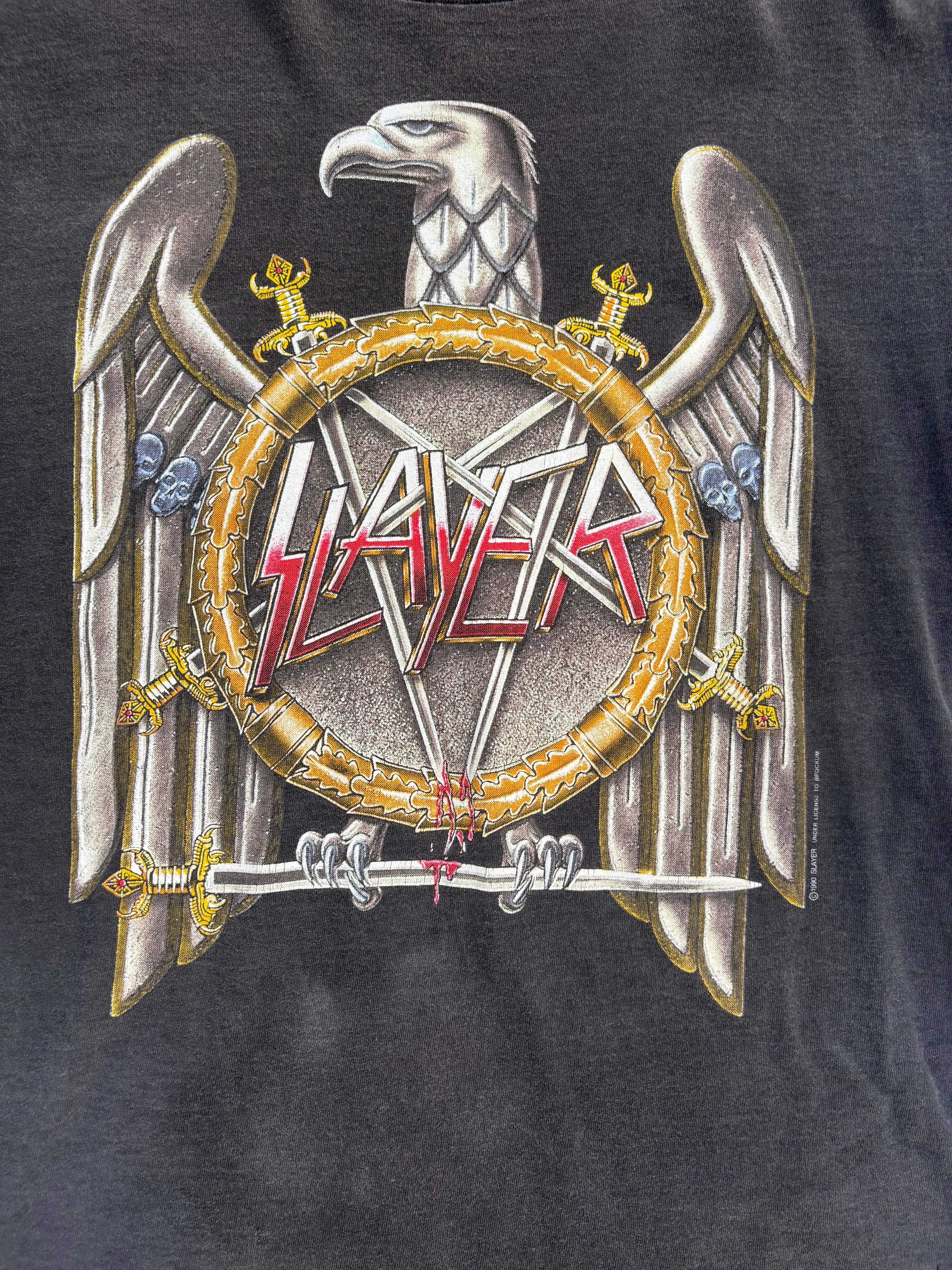 1991 Slayer Tour T Shirt