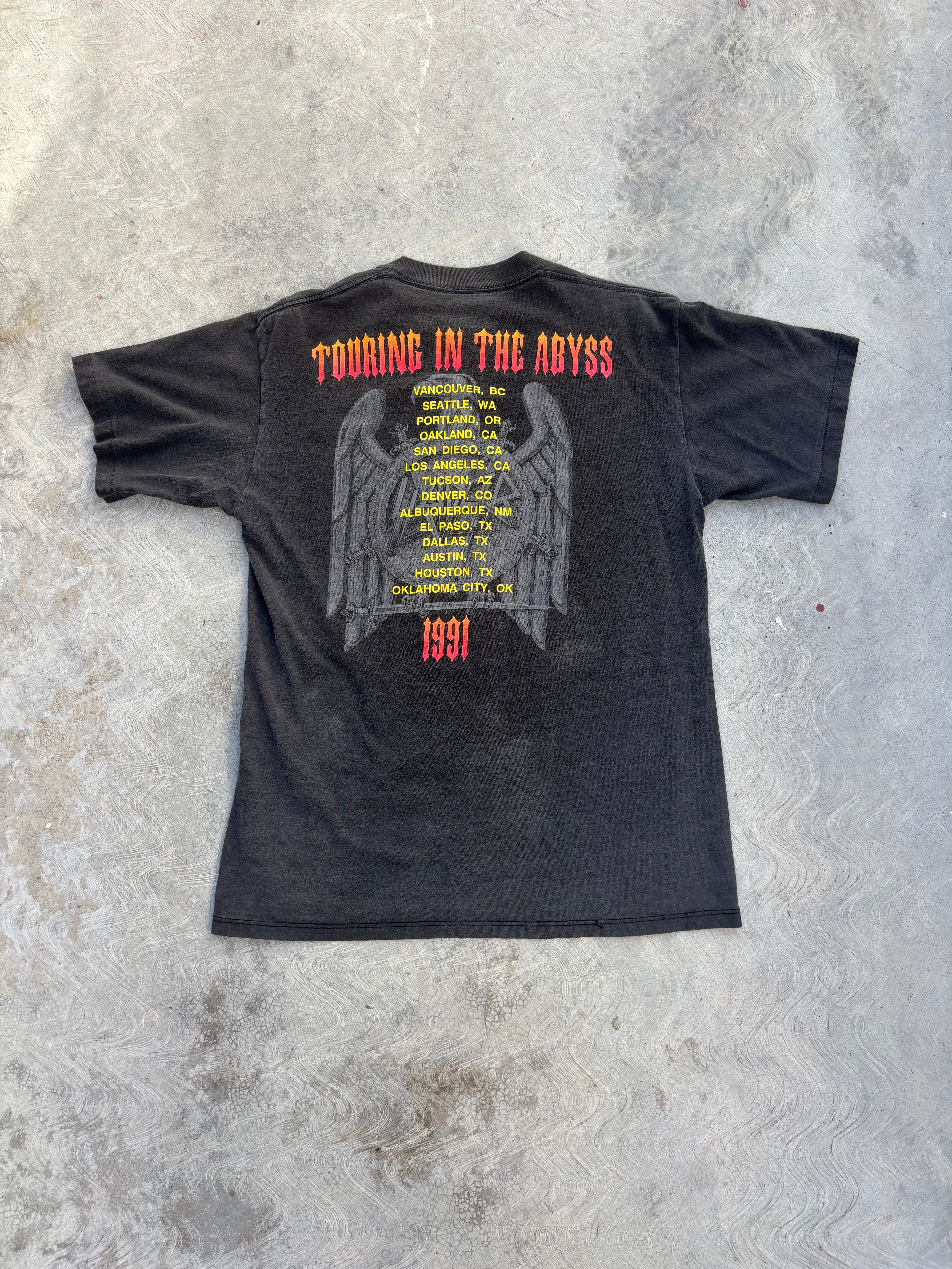 1991 Slayer Tour T Shirt