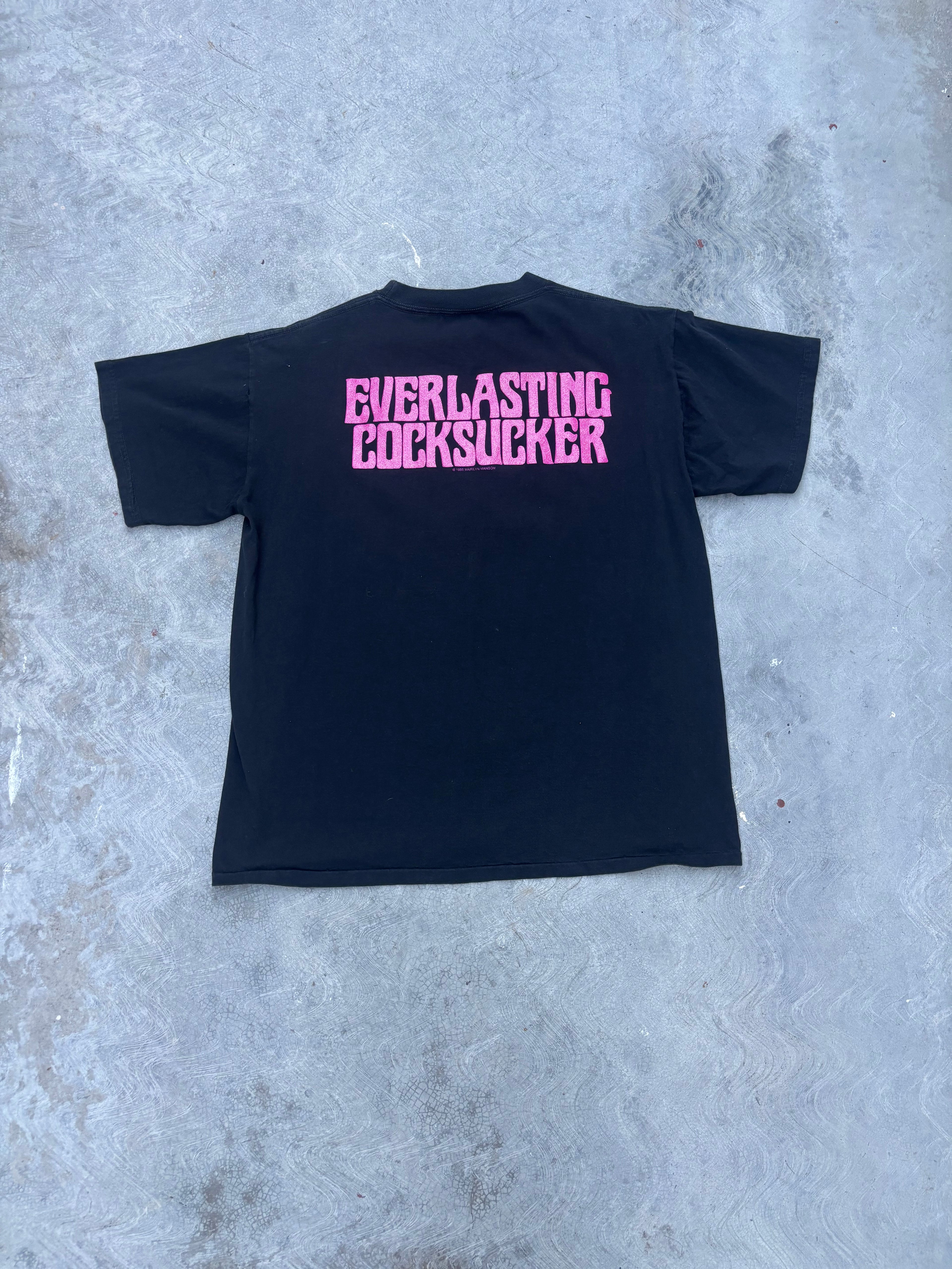 1995 Marilyn Manson Everlasting Cocksucker T Shirt