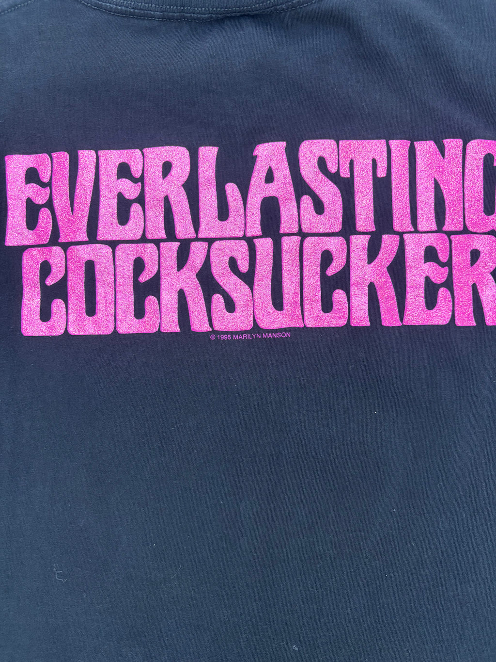 1995 Marilyn Manson Everlasting Cocksucker T Shirt