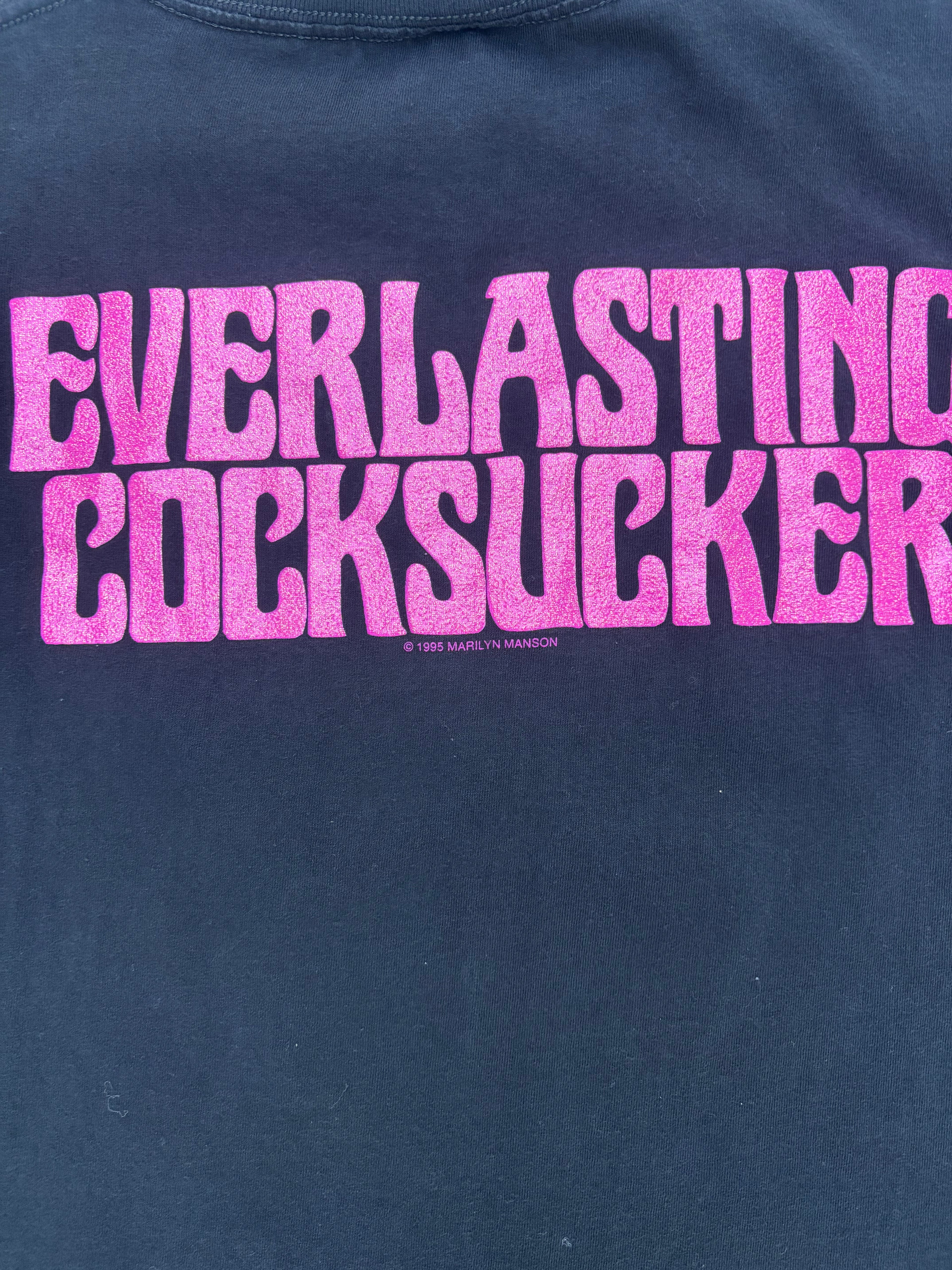 1995 Marilyn Manson Everlasting Cocksucker T Shirt