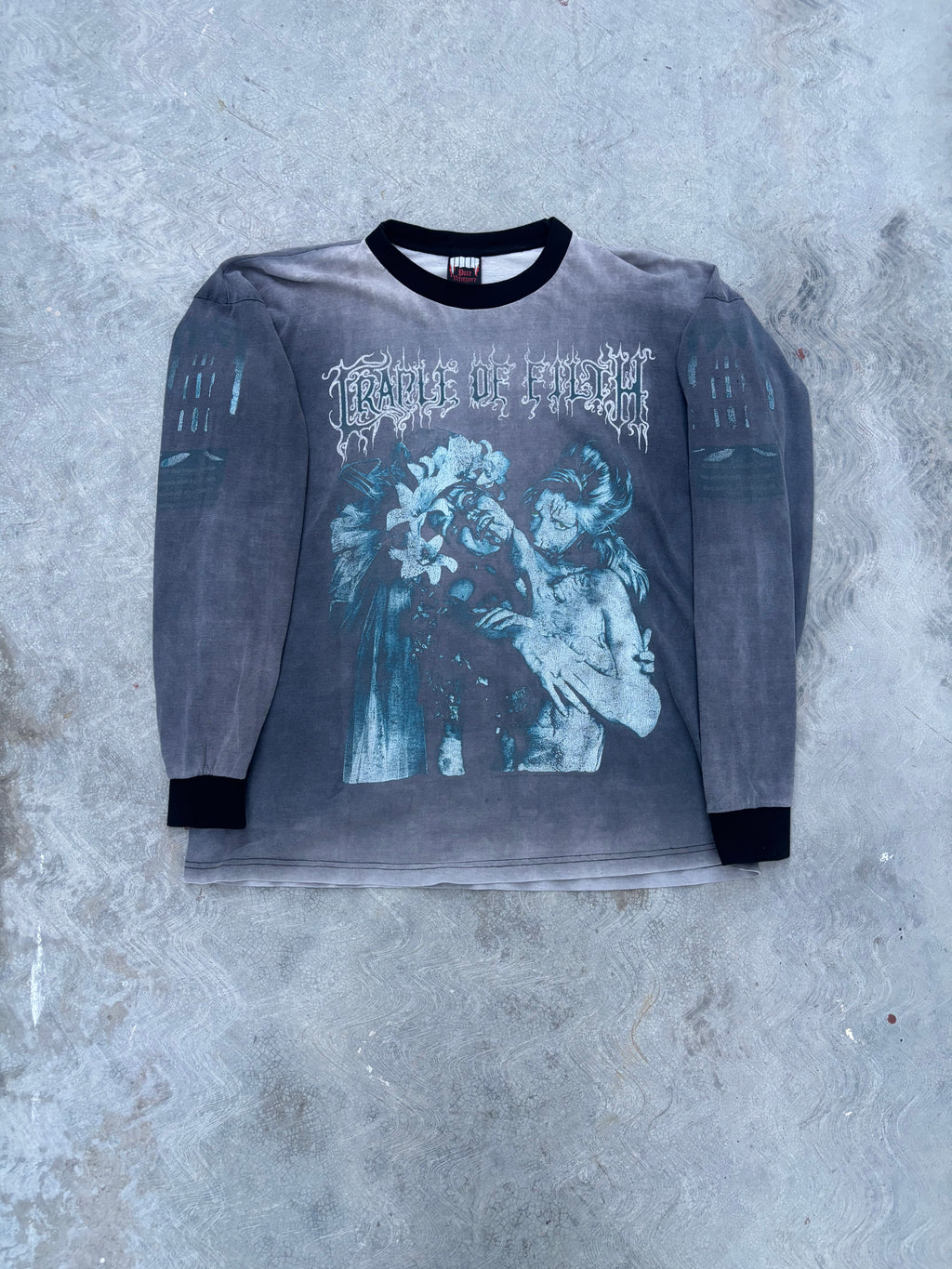 1996 Cradle Of Filth Supreme Vampyric Evil Longsleeve T Shirt