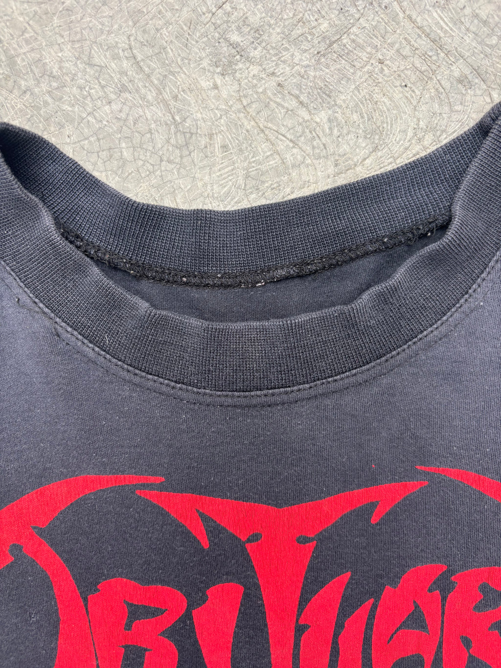 1991 Obituary Pile Of Skulls Tour T Shirt