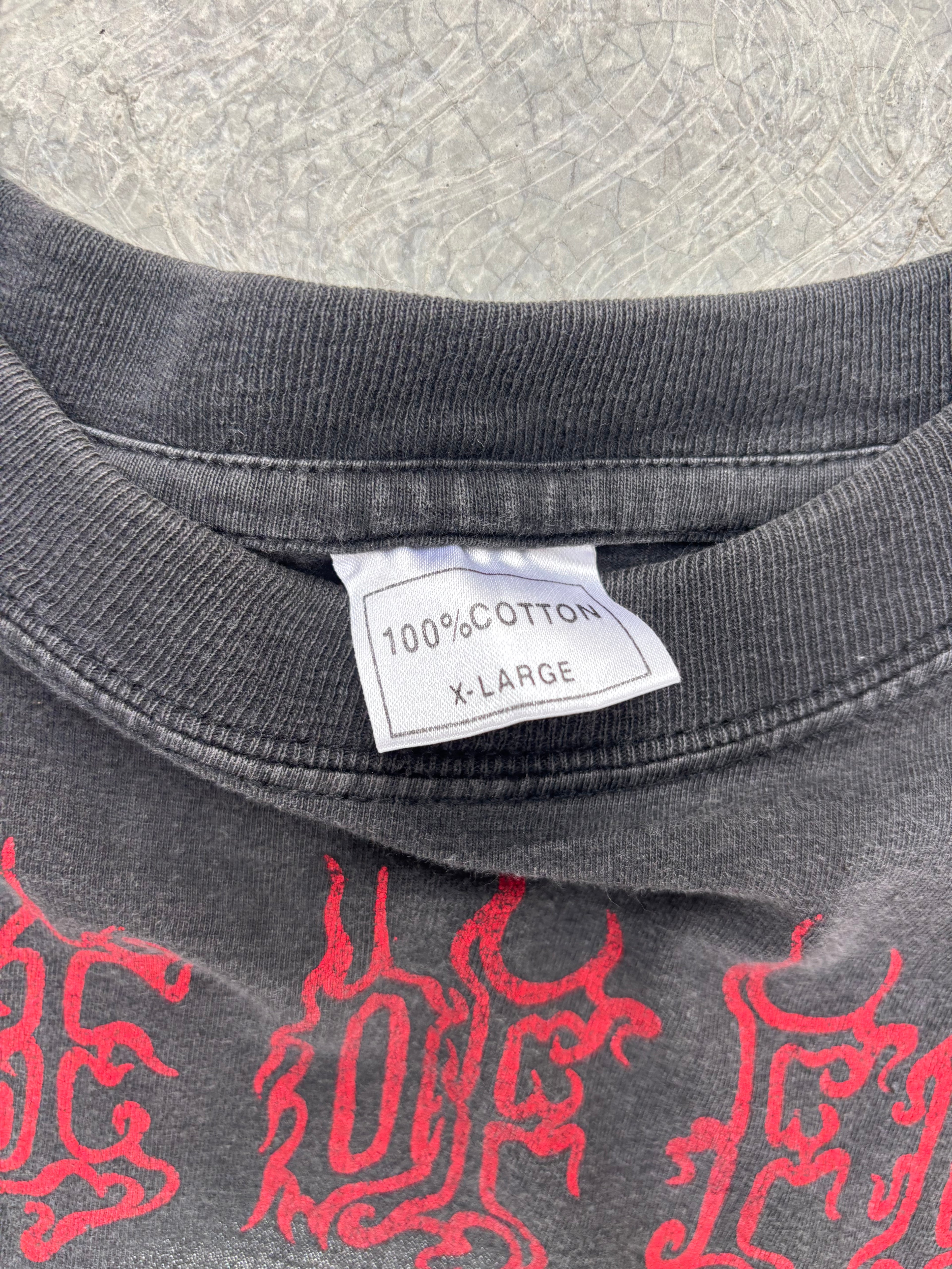 1995 Cradle Of Filth Vestal Masterbation Longsleeve Tour T Shirt