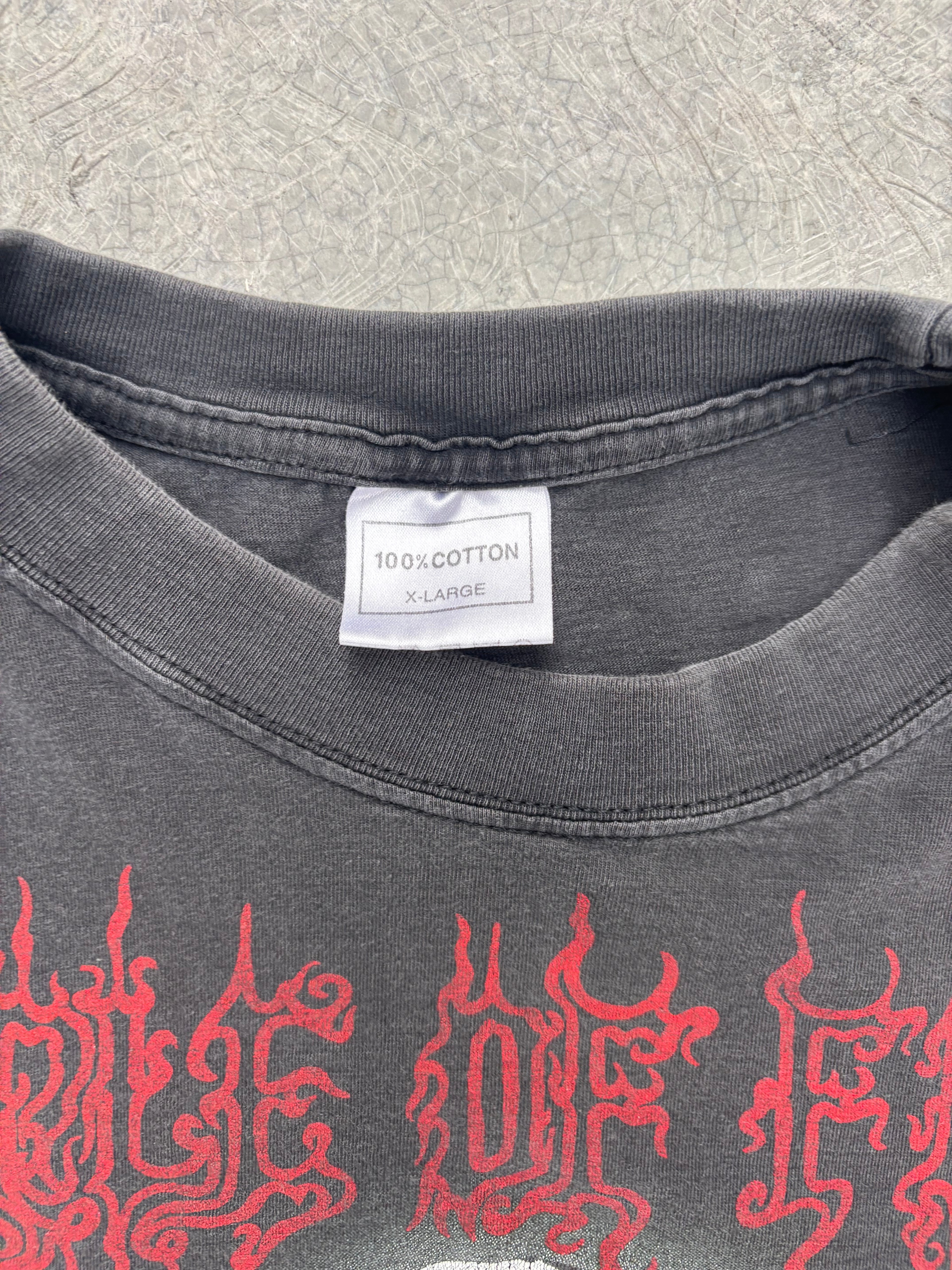 1995 Cradle Of Filth Vestal Masterbation Tour T Shirt