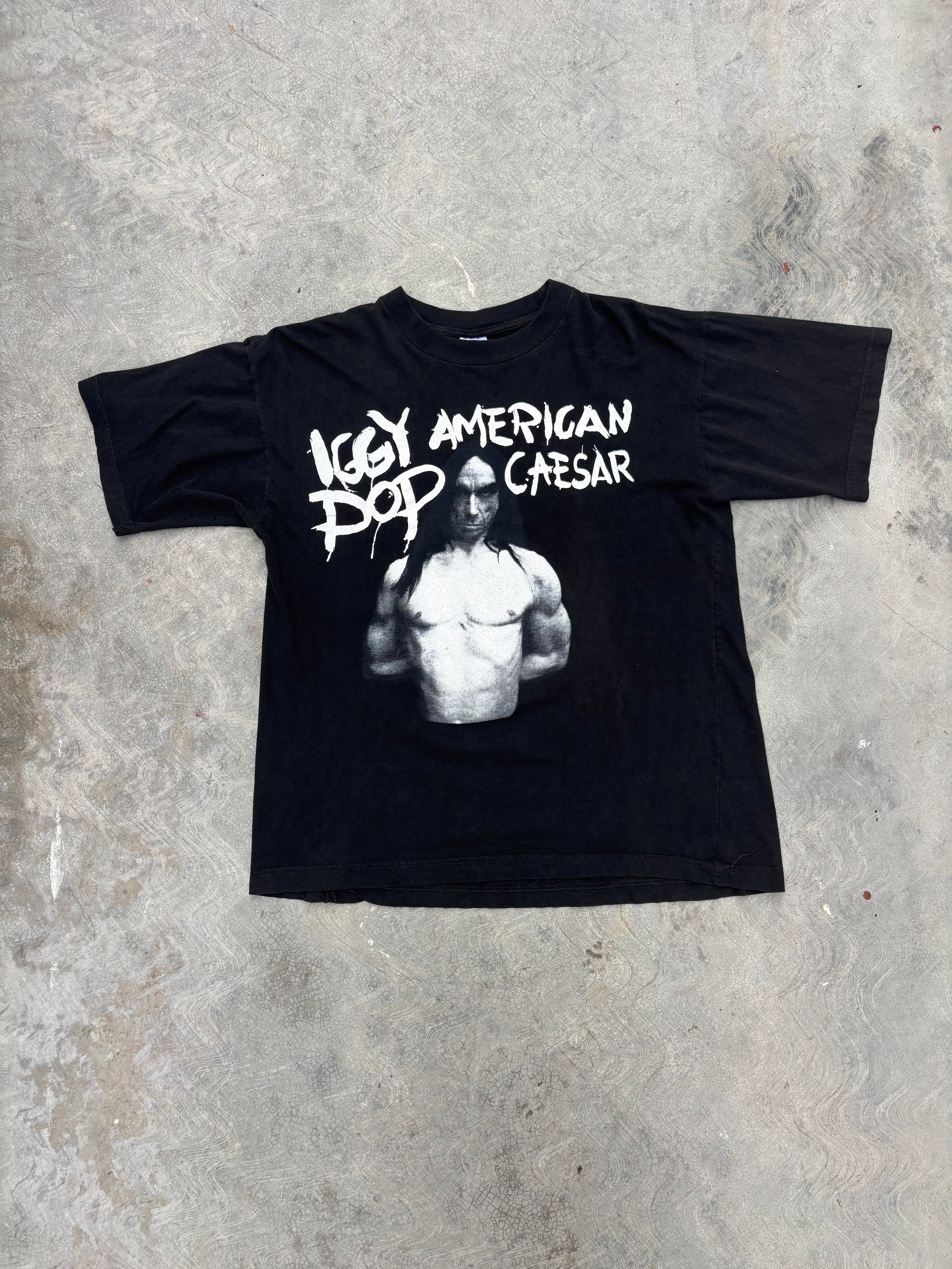 90s Iggy Pop American Caesar Tour T Shirt