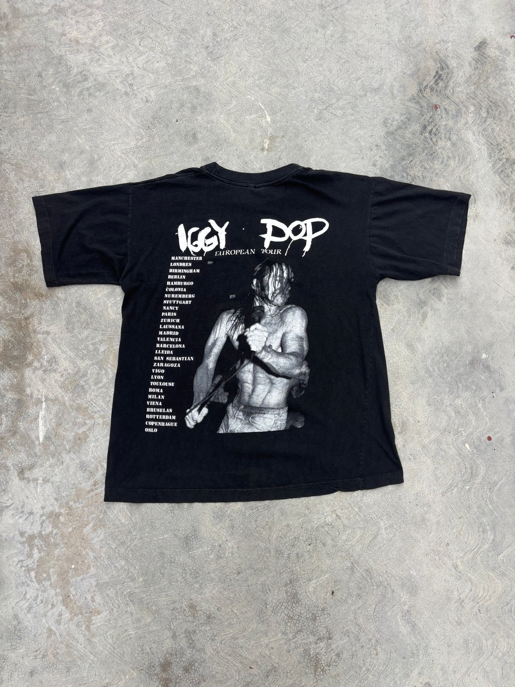 90s Iggy Pop American Caesar Tour T Shirt