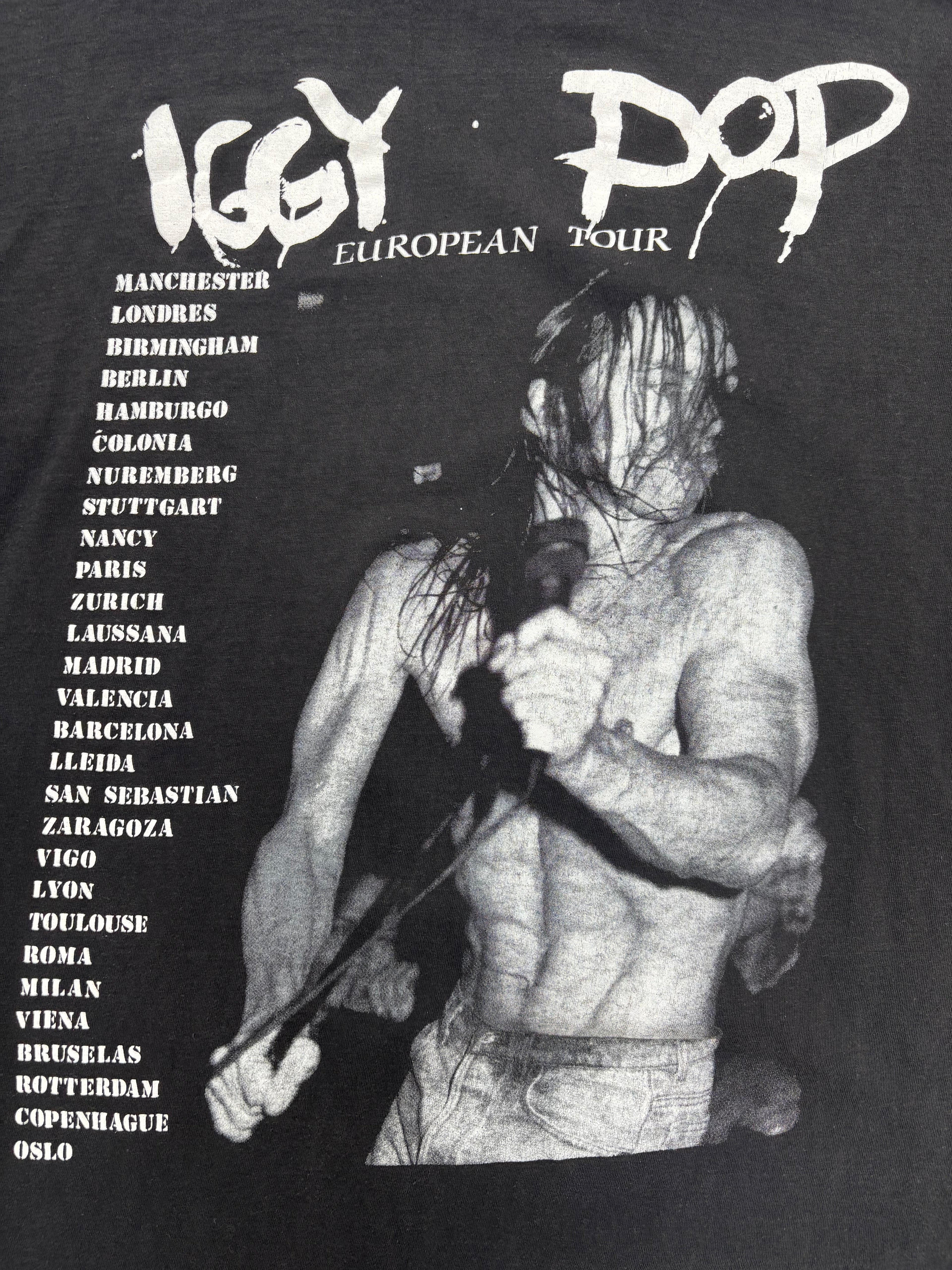90s Iggy Pop American Caesar Tour T Shirt