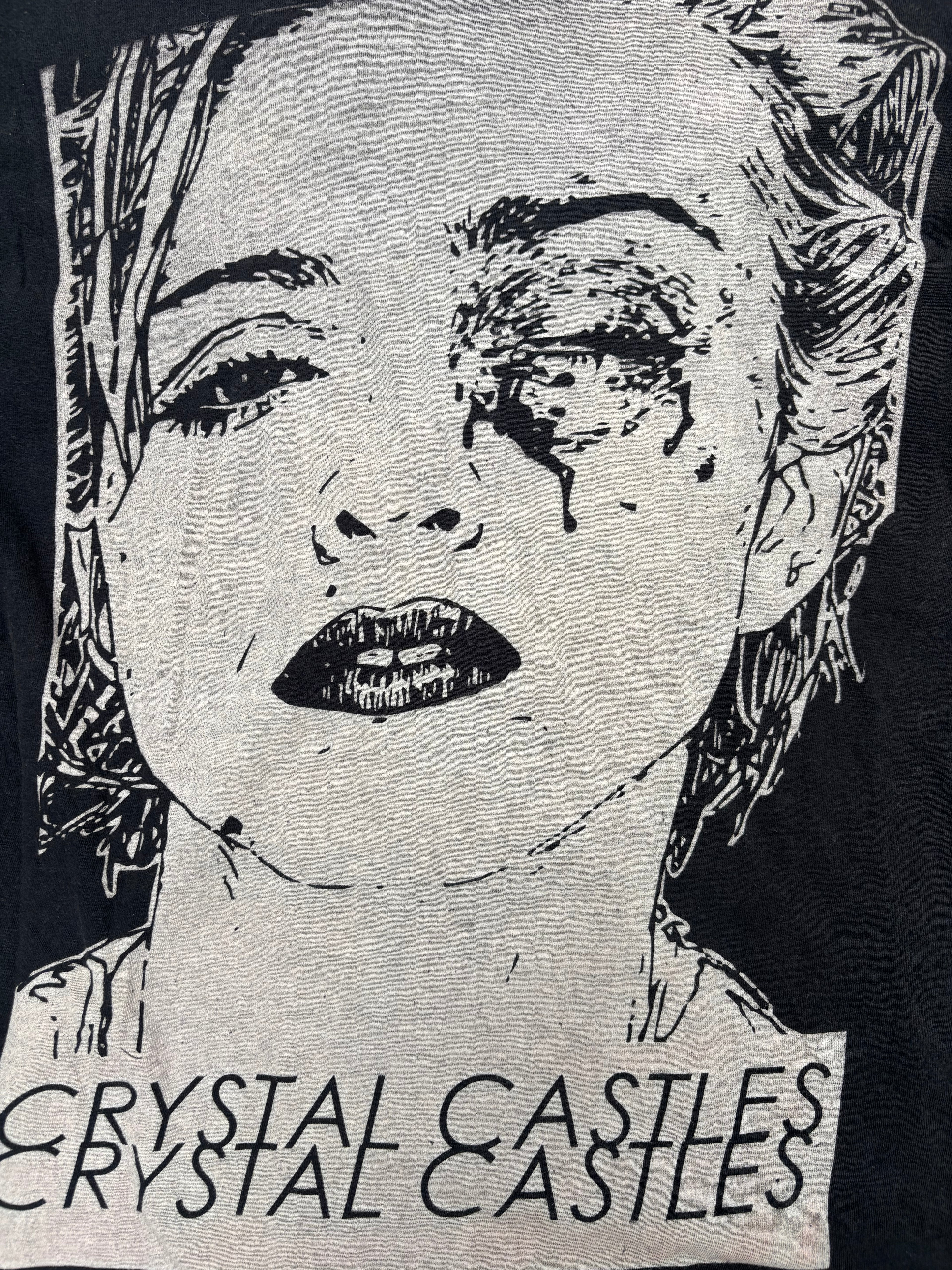 2000s Crystal Castles Bruised Madonna T Shirt