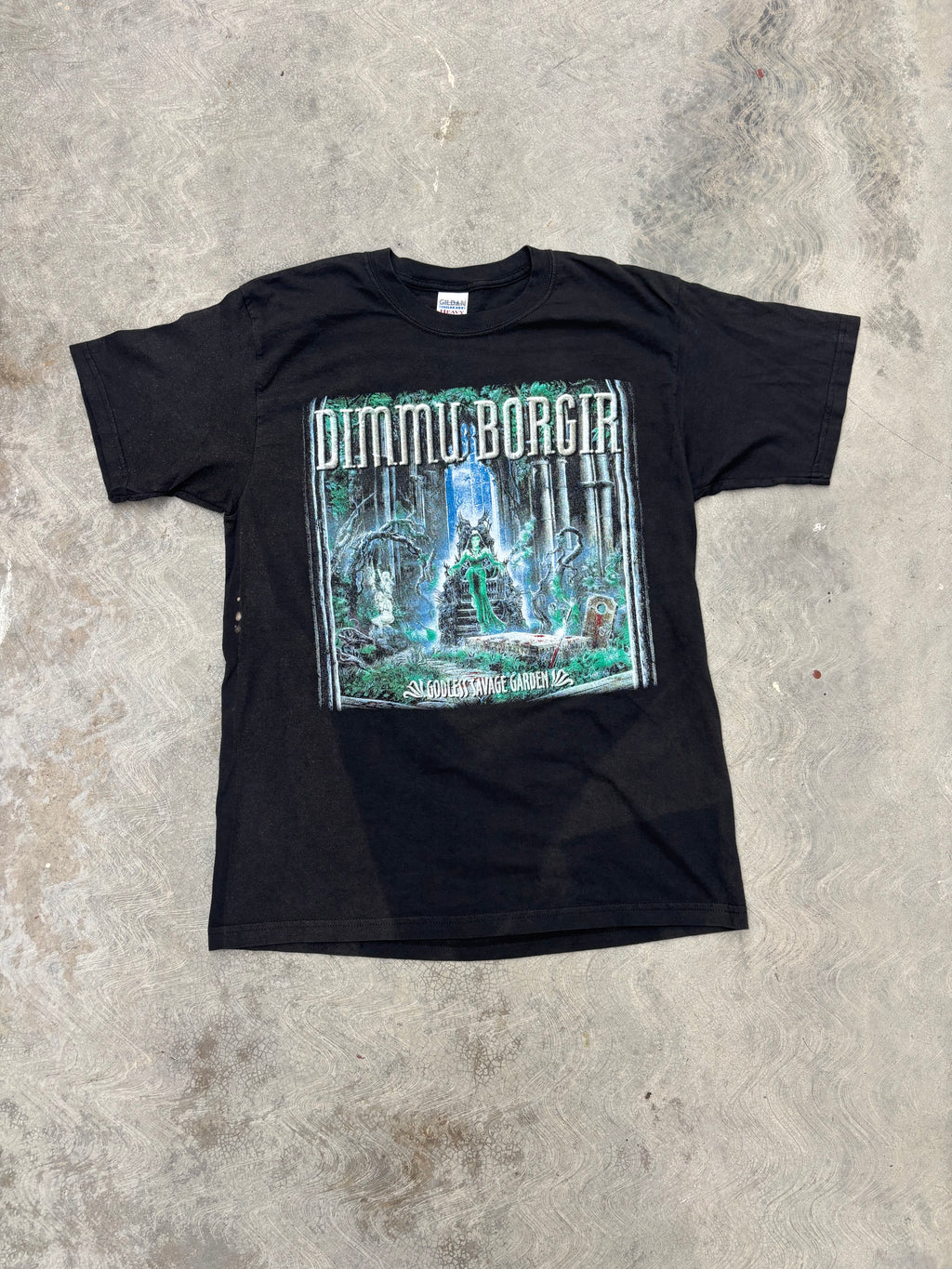 1998 Dimmu Borgir Godless Savage Garden T Shirt