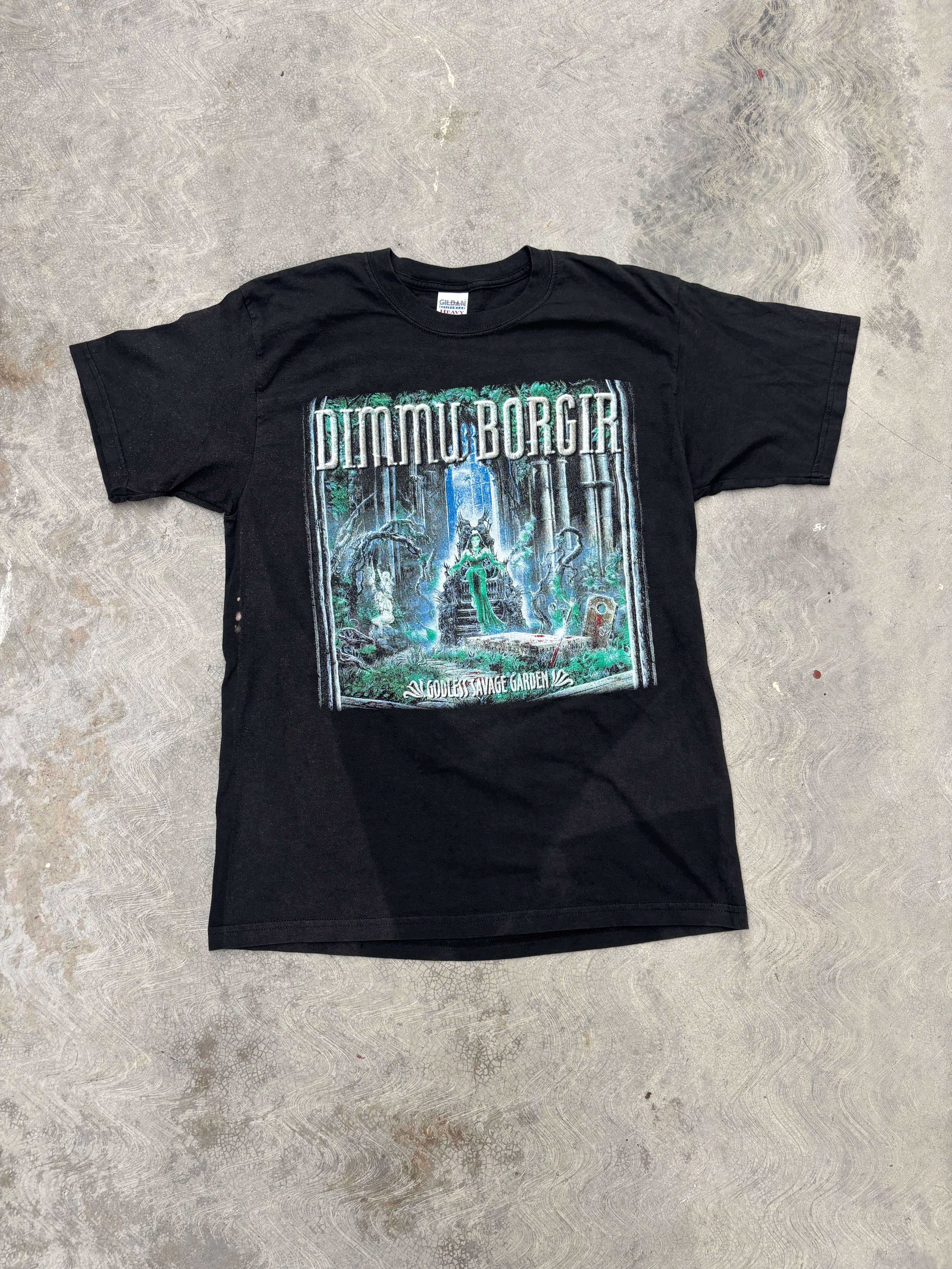 1998 Dimmu Borgir Godless Savage Garden T Shirt