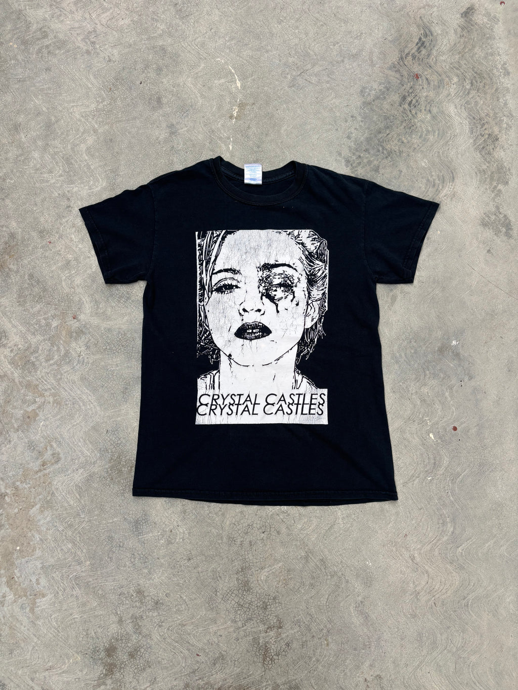 2000s Crystal Castles Bruised Madonna T Shirt
