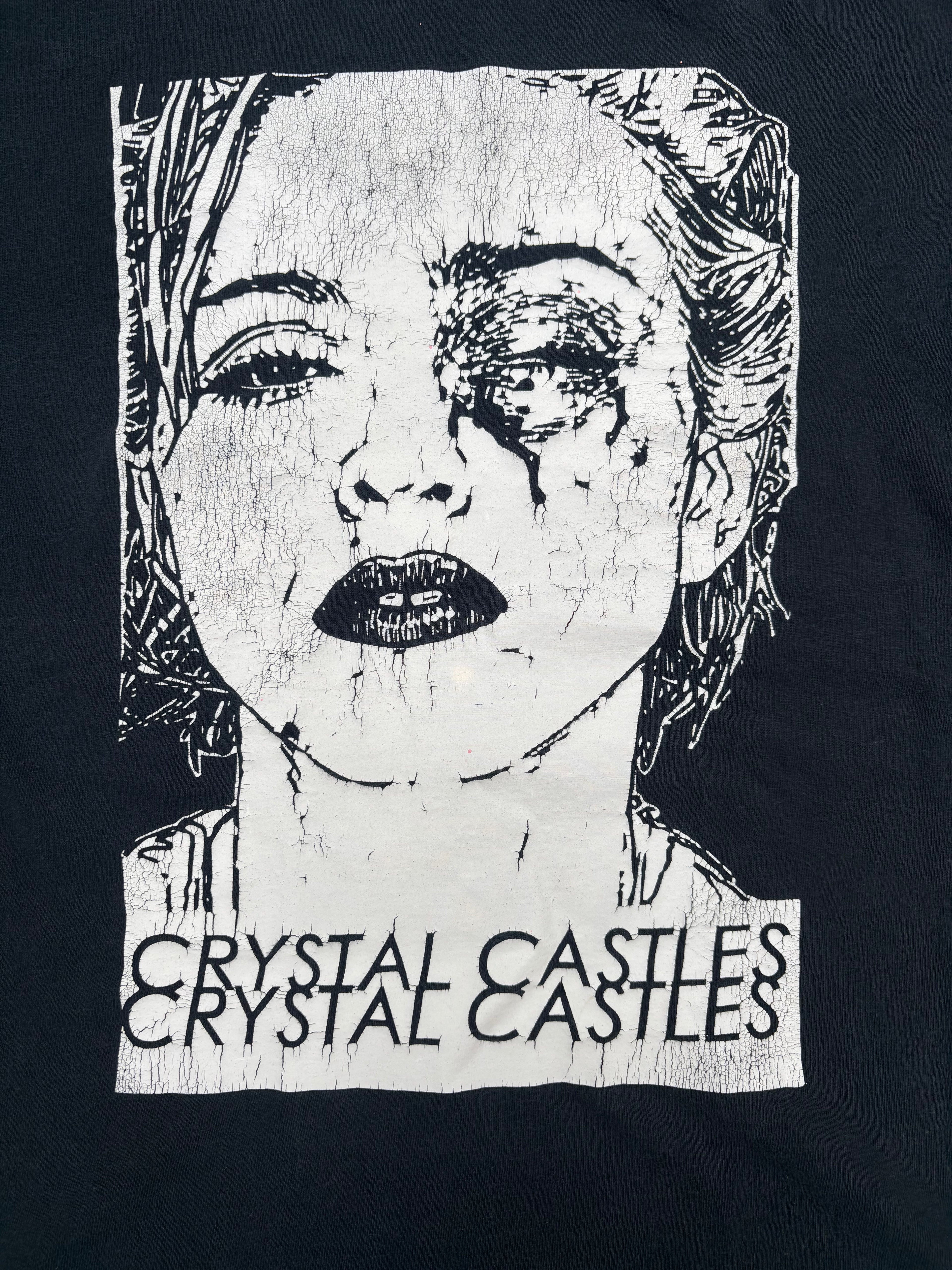 2000s Crystal Castles Bruised Madonna T Shirt