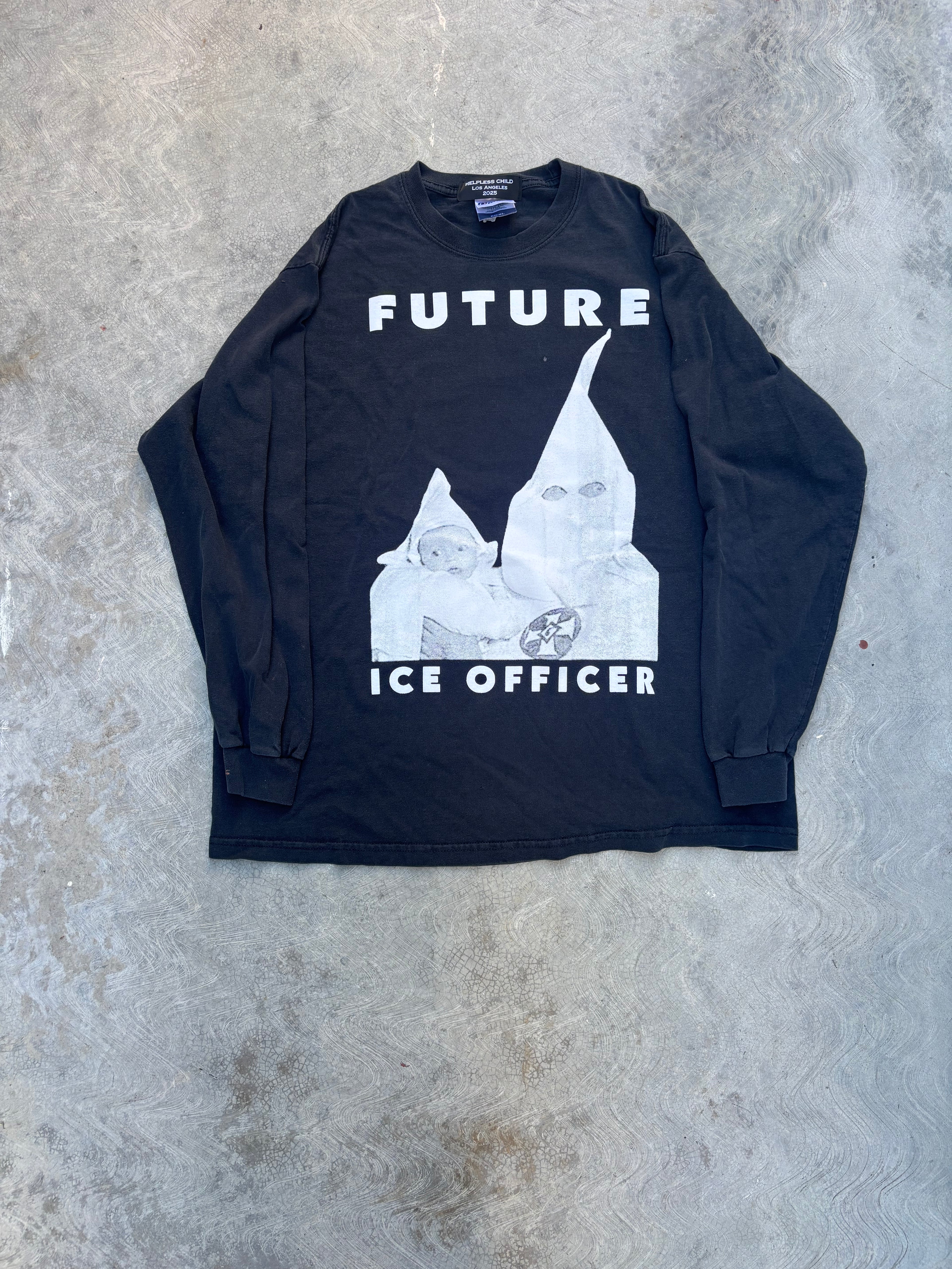 Size XL Future ICE Officer Long Sleeve T Shirt