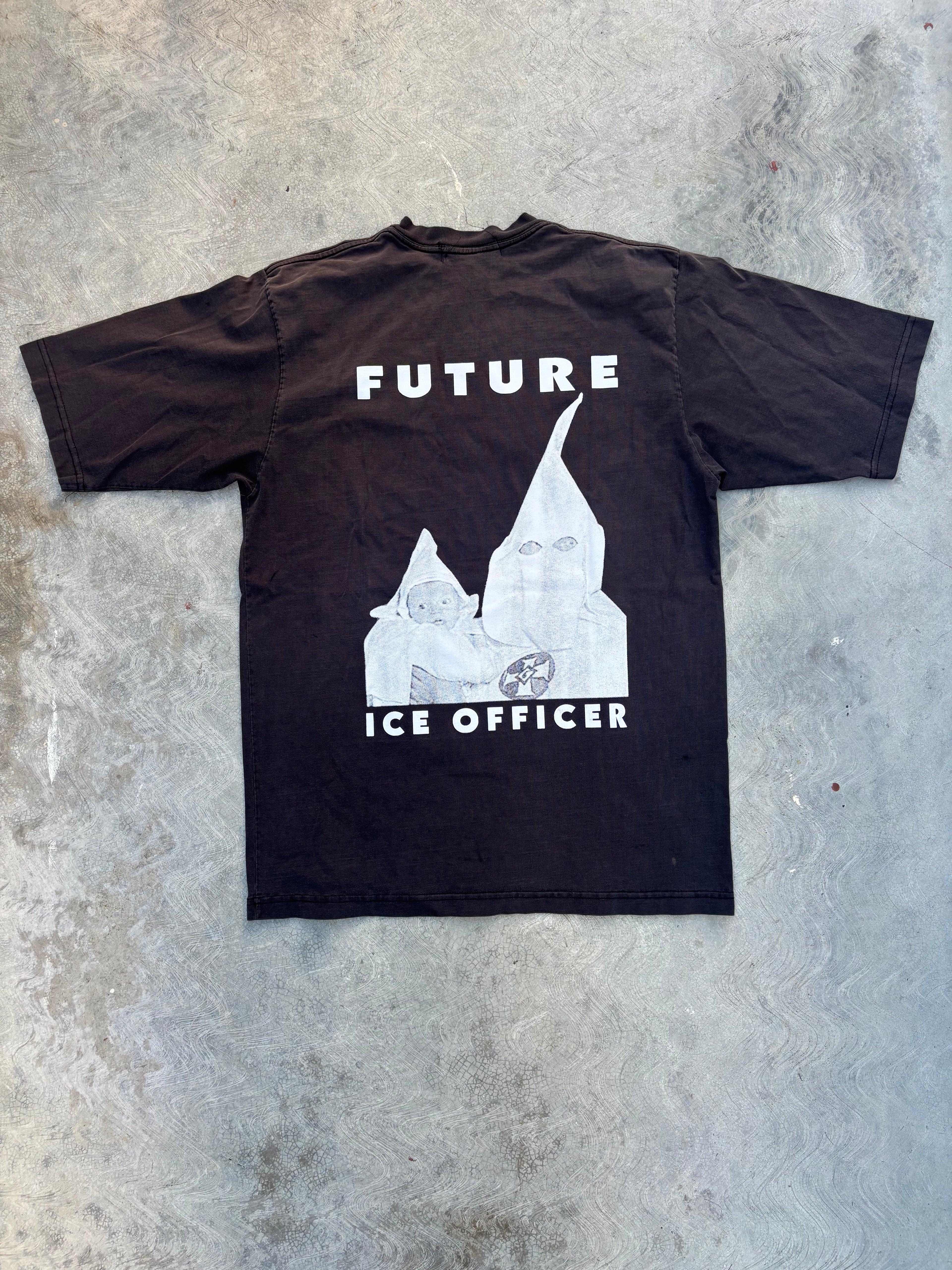 Size Large Future ICE Officer Pocket T Shirt