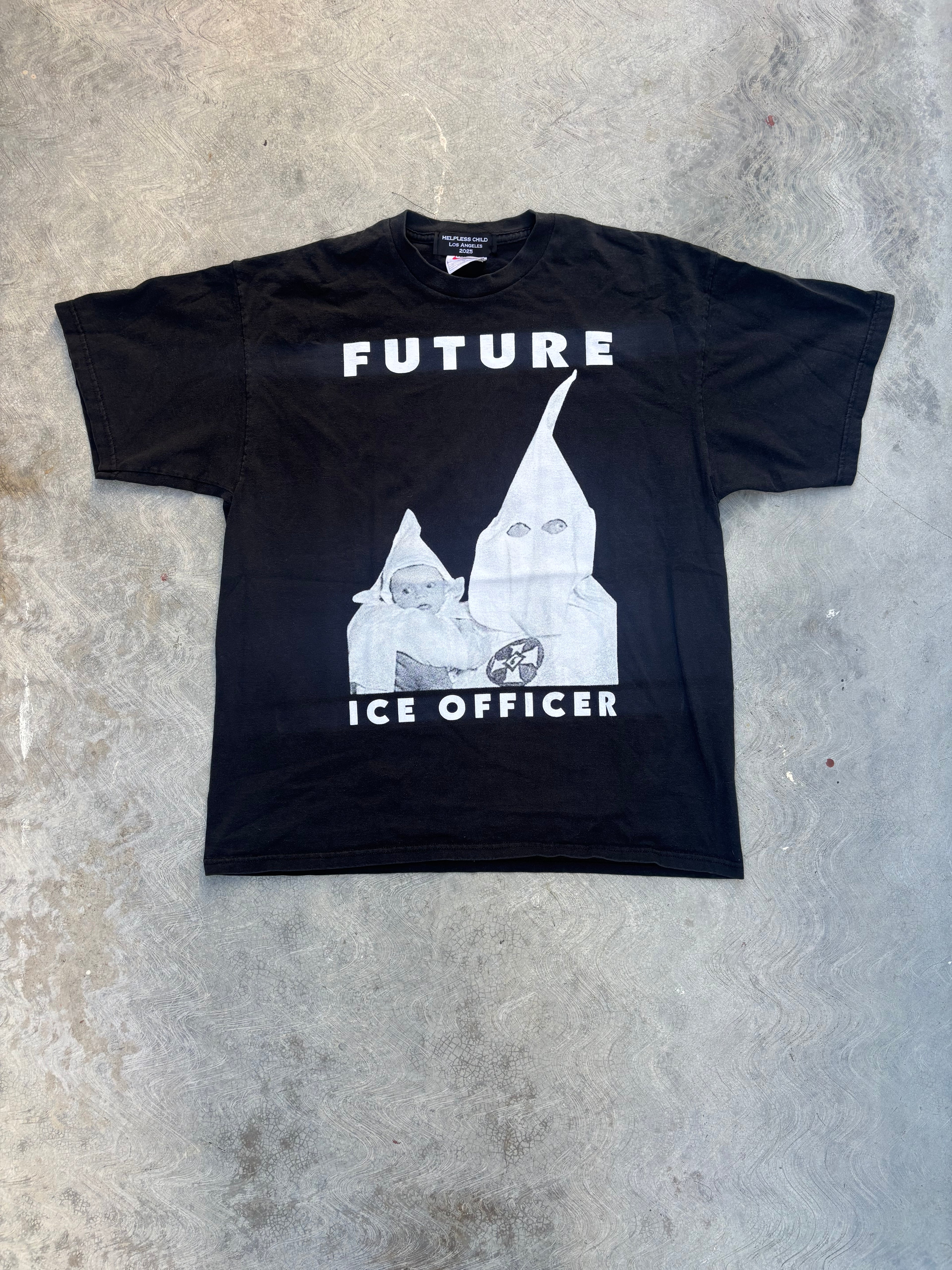 Size Large Future ICE Officer T Shirt