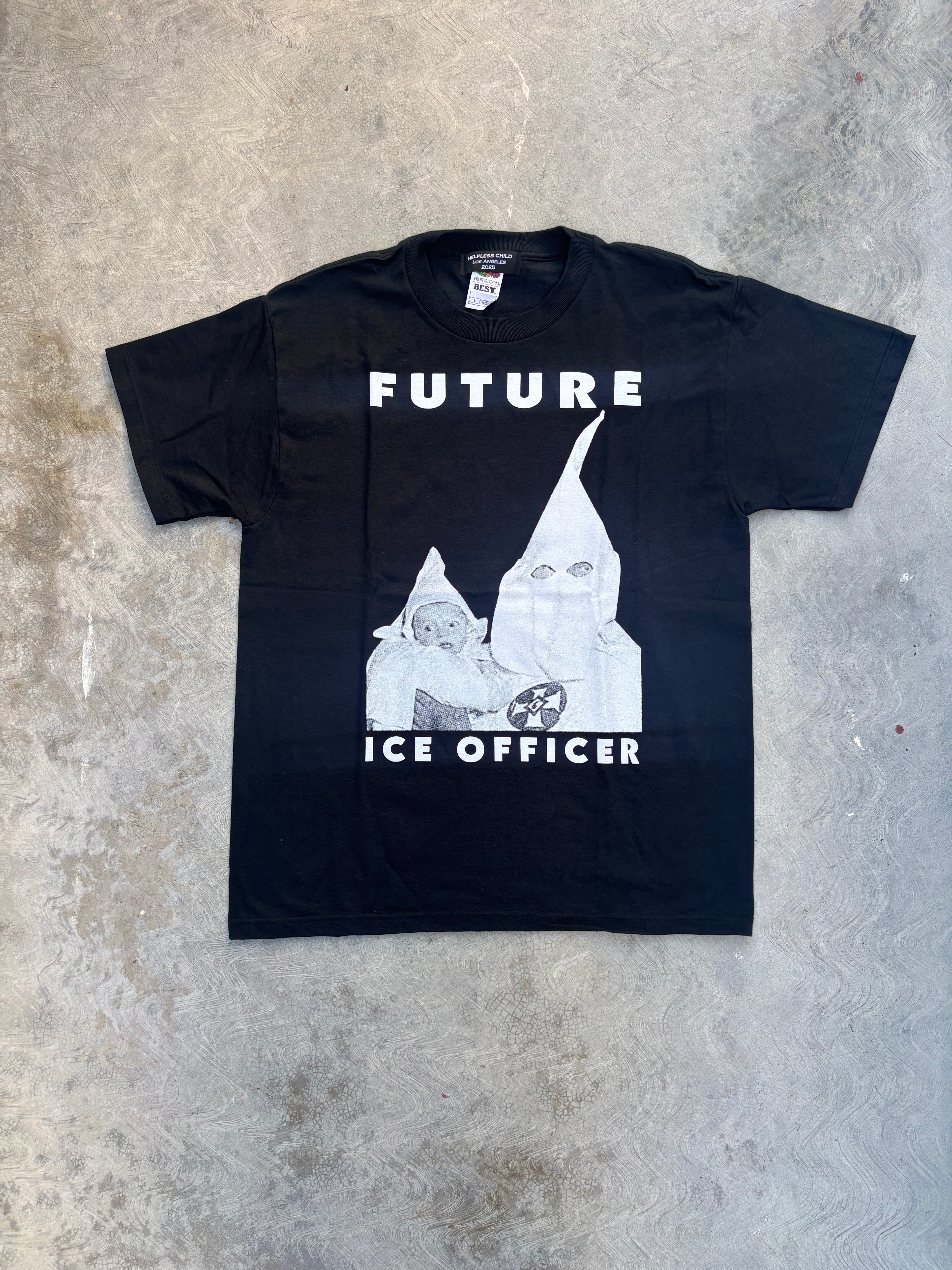 Size Large Future ICE Officer T Shirt