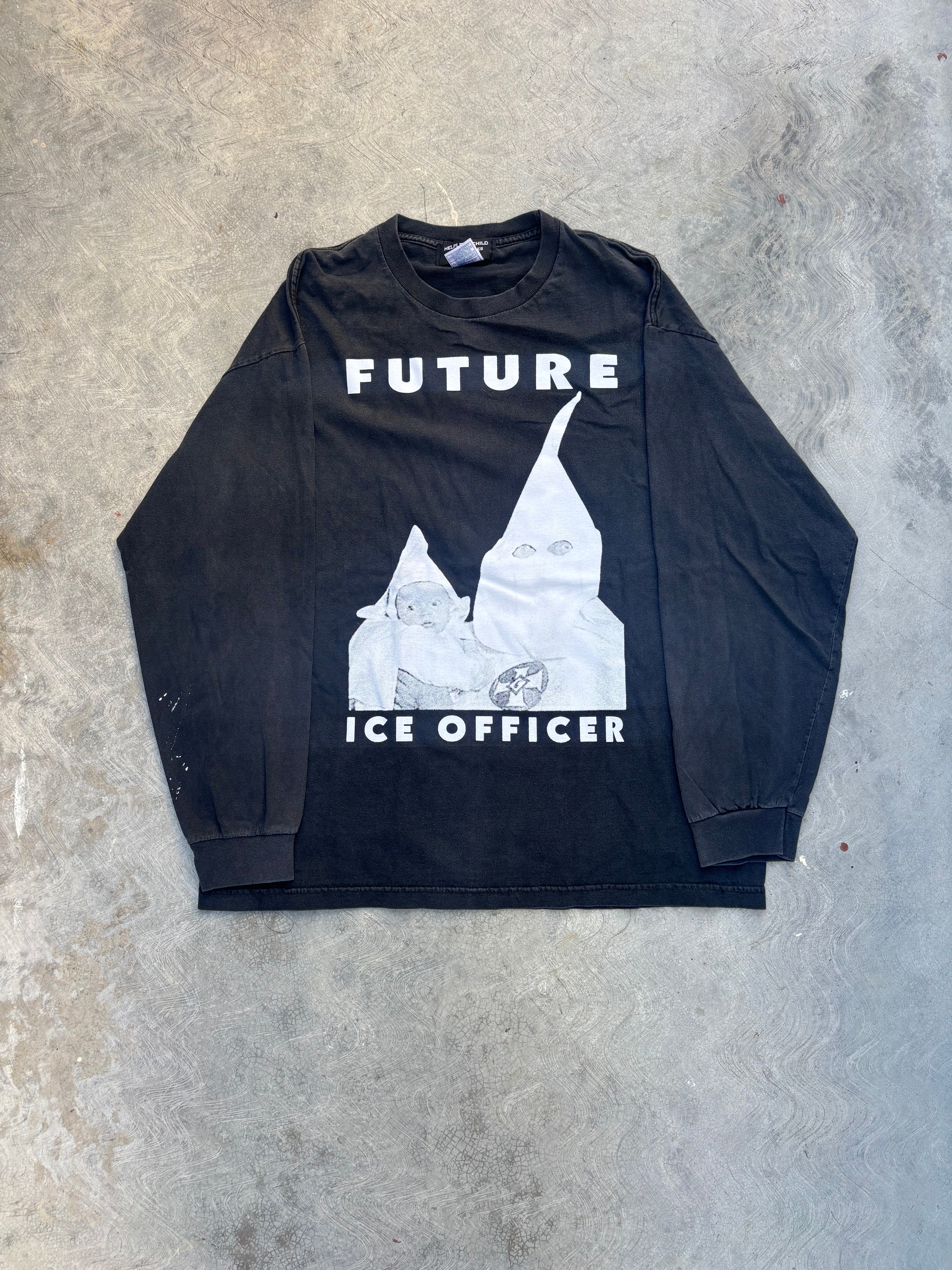 Size XL Future ICE Officer Long Sleeve T Shirt