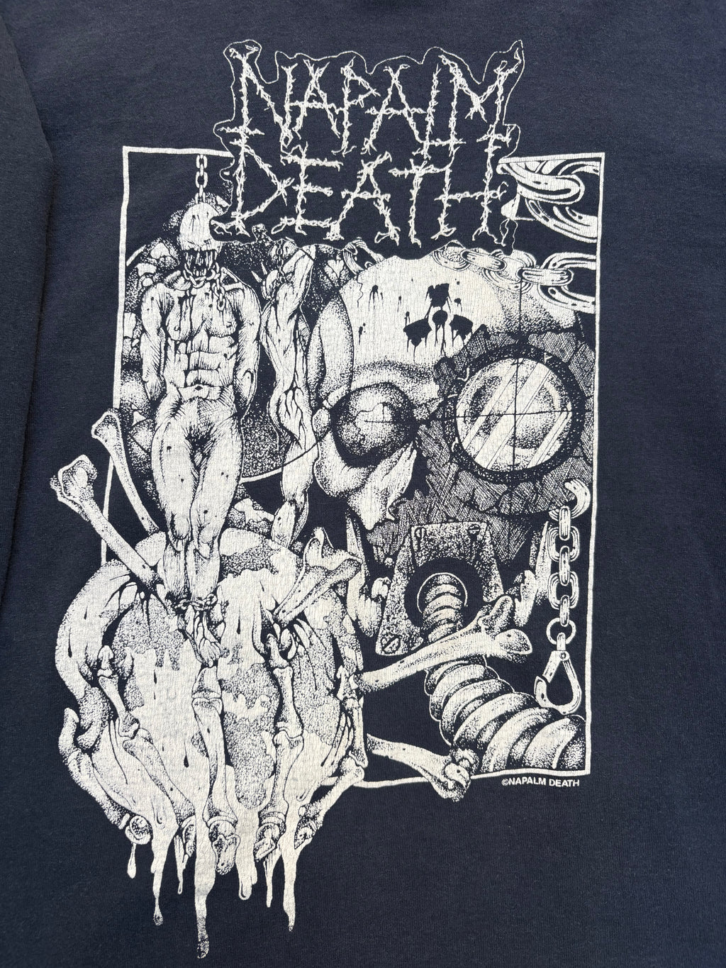 1991 Napalm Death Tour Long Sleeve T Shirt