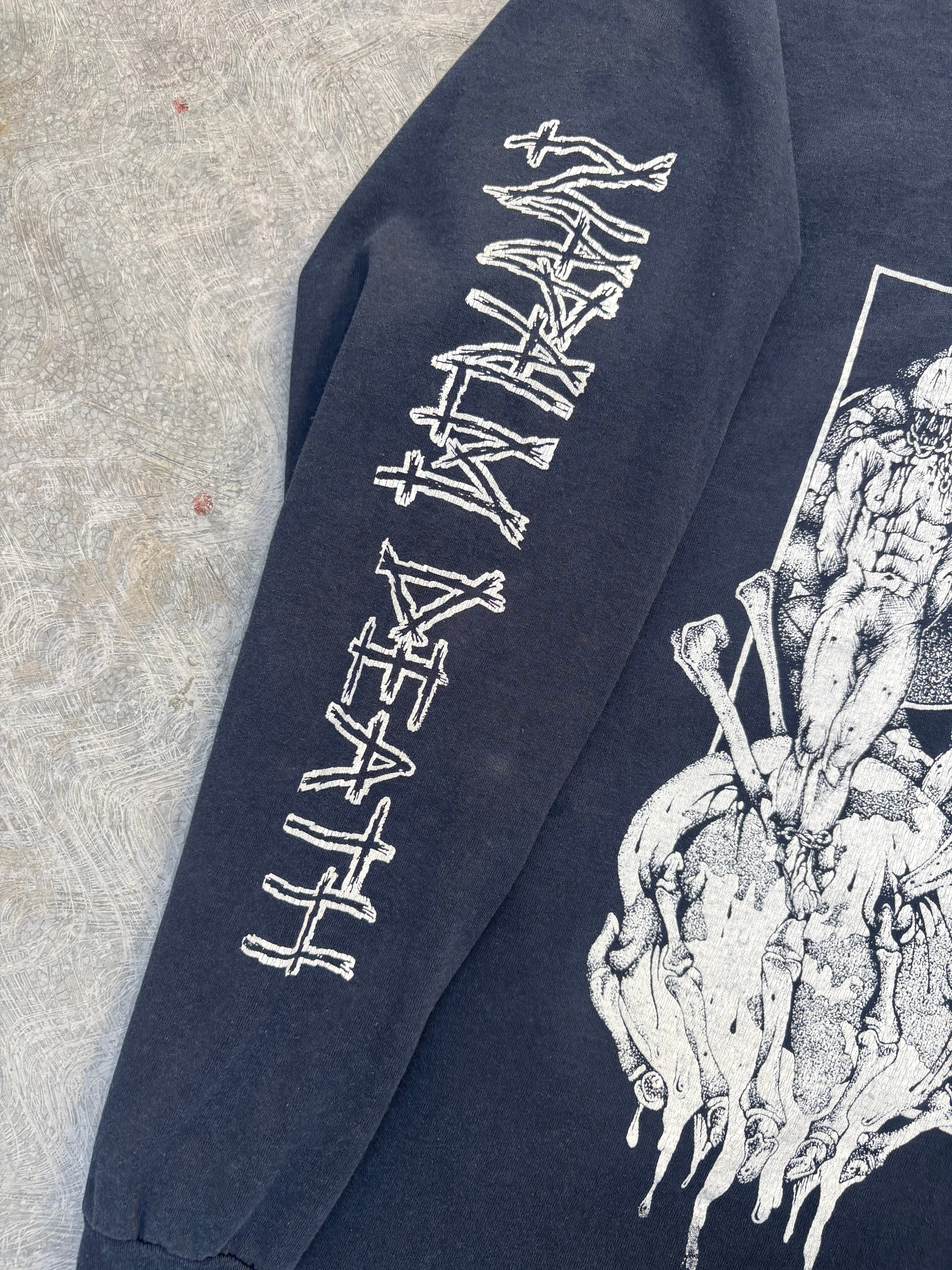 1991 Napalm Death Tour Long Sleeve T Shirt