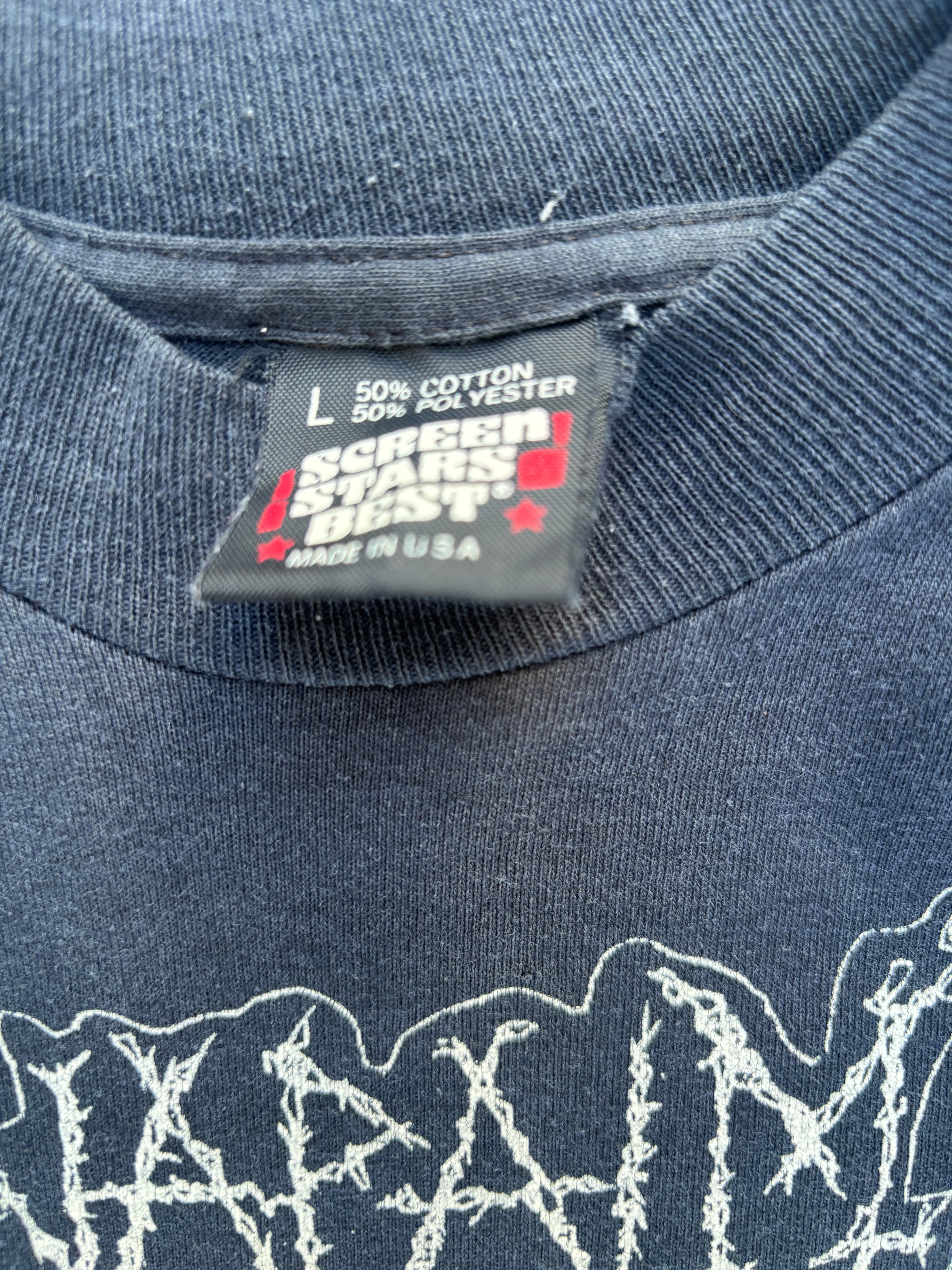 1991 Napalm Death Tour Long Sleeve T Shirt