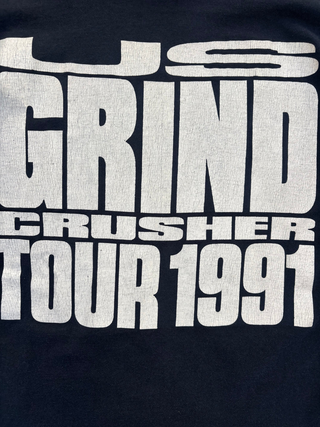 1991 Napalm Death Tour Long Sleeve T Shirt