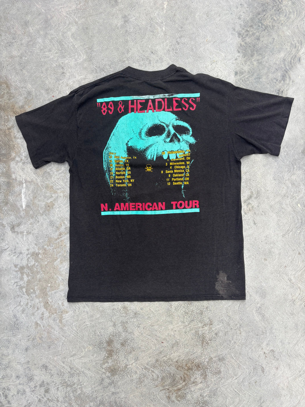 1989 Wasp Tour T Shirt