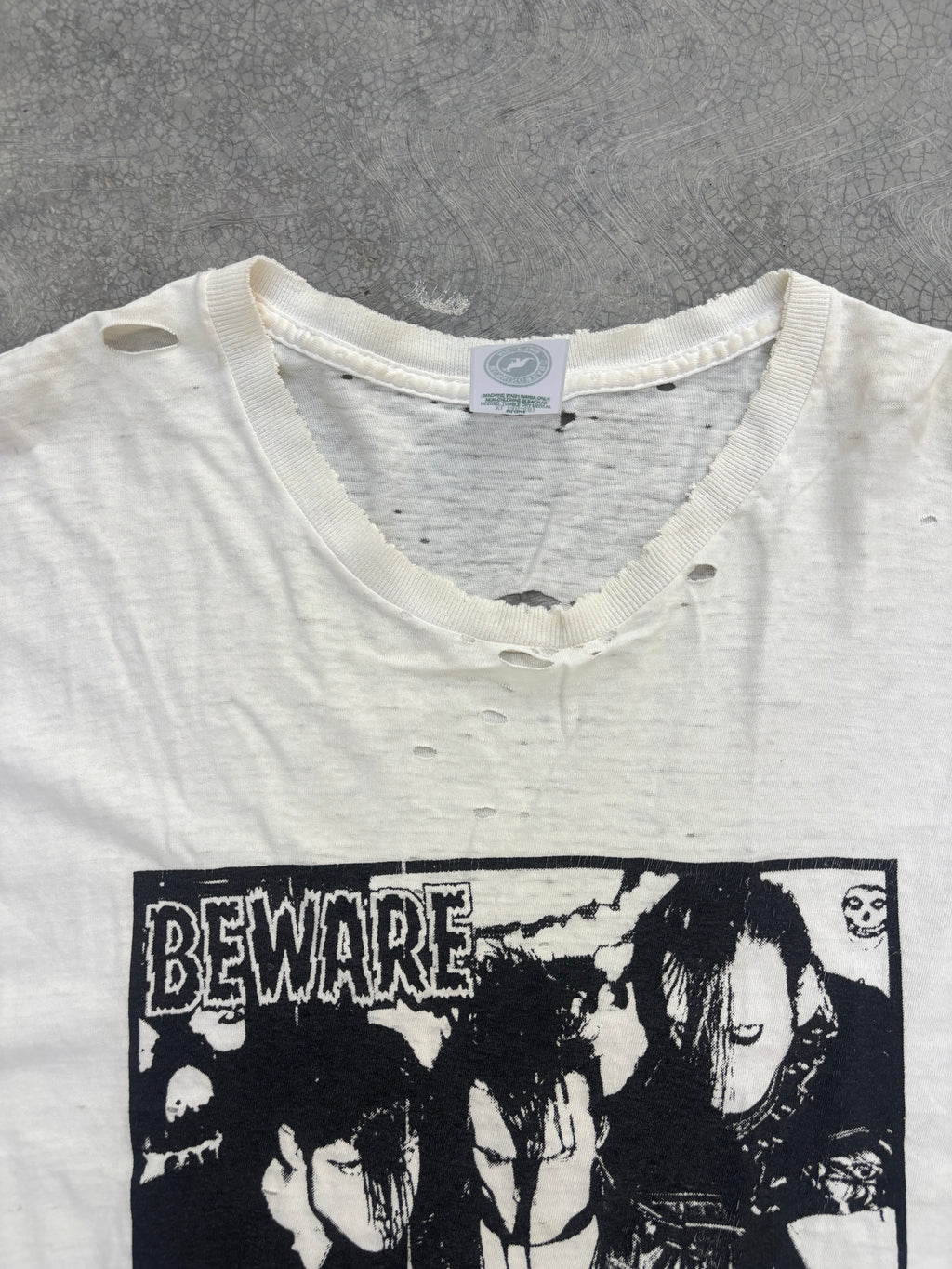 90s Misfits Beware T Shirt