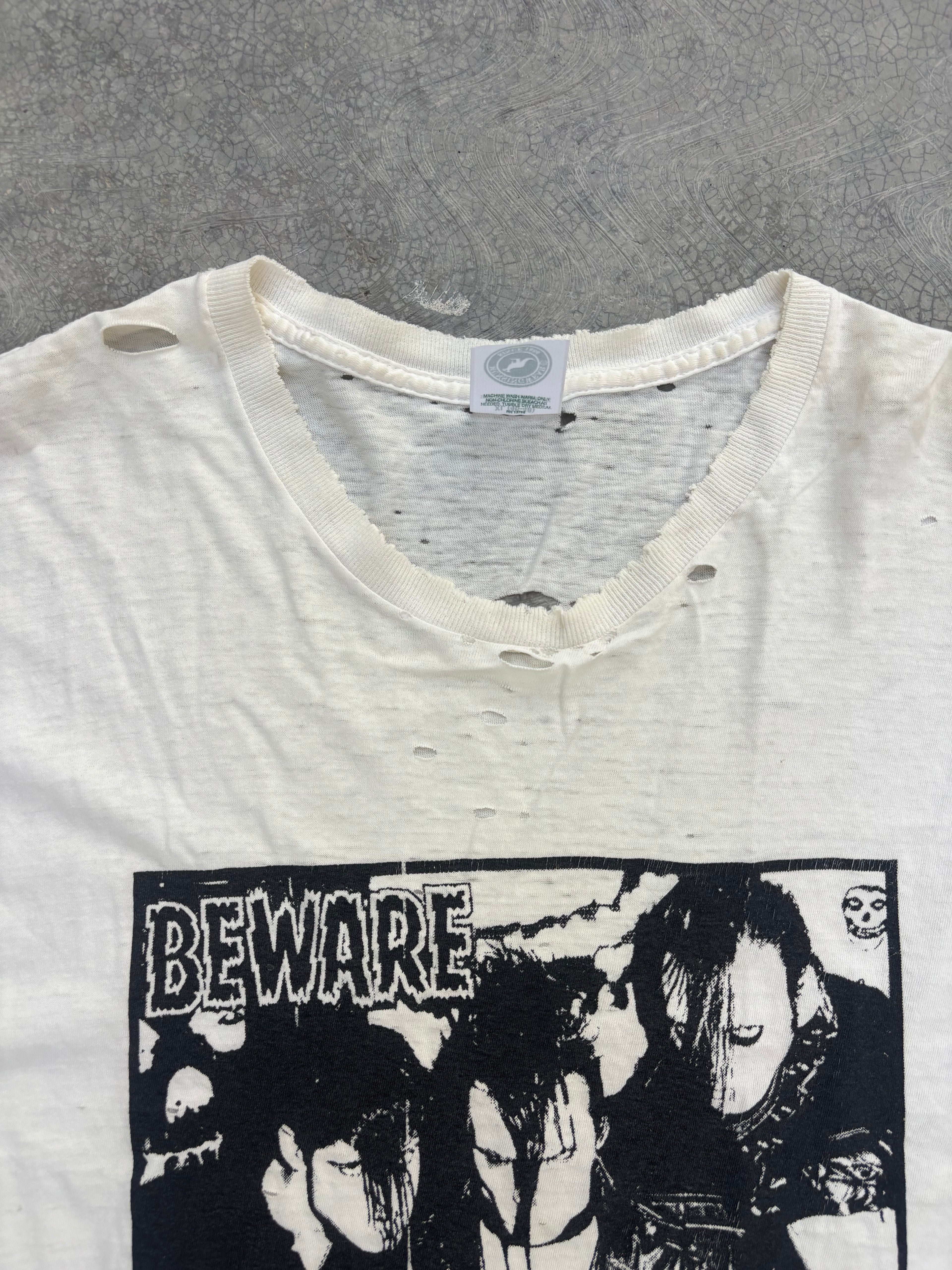 90s Misfits Beware T Shirt