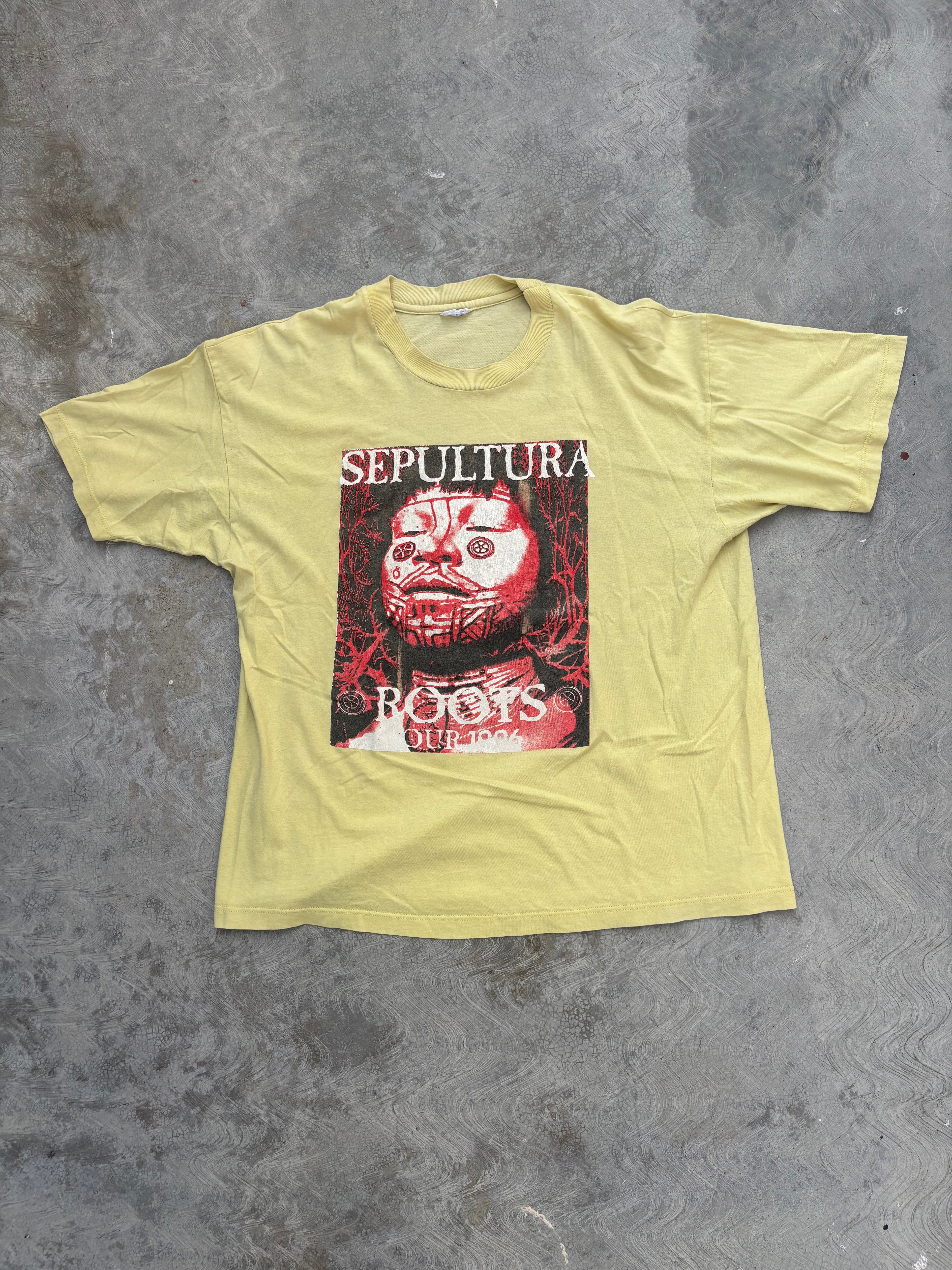 1996 Sepultura Euro Tour T Shirt