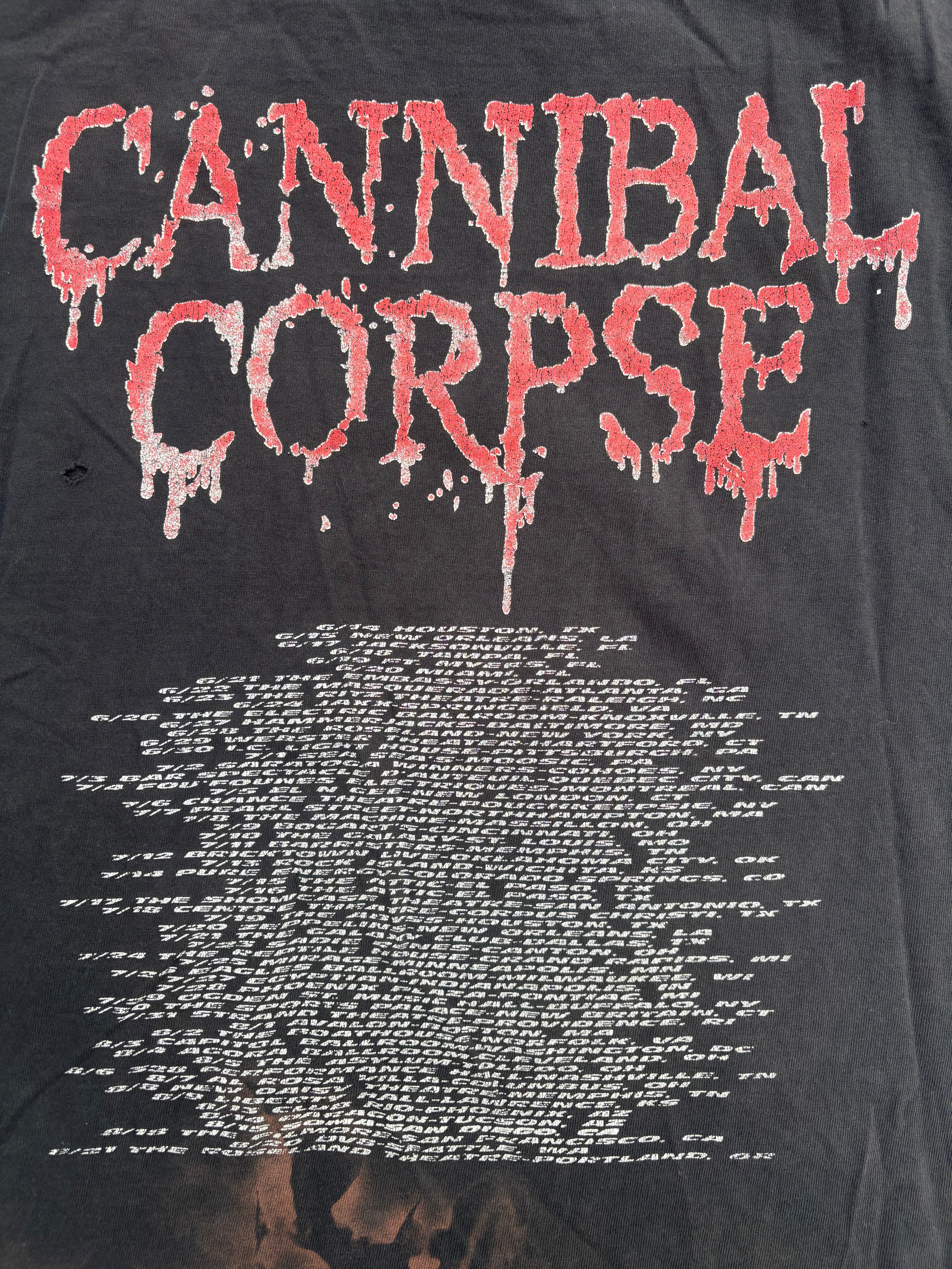 90s Cannibal Corpse Vile Tour Cut Off Shirt